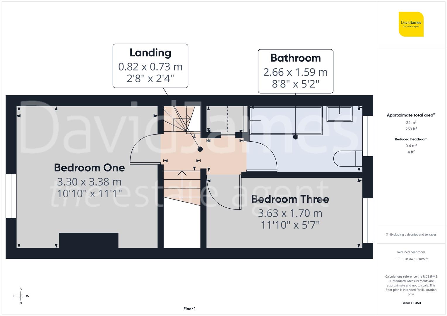 Floorplan for Lamcote Grove, Nottingham