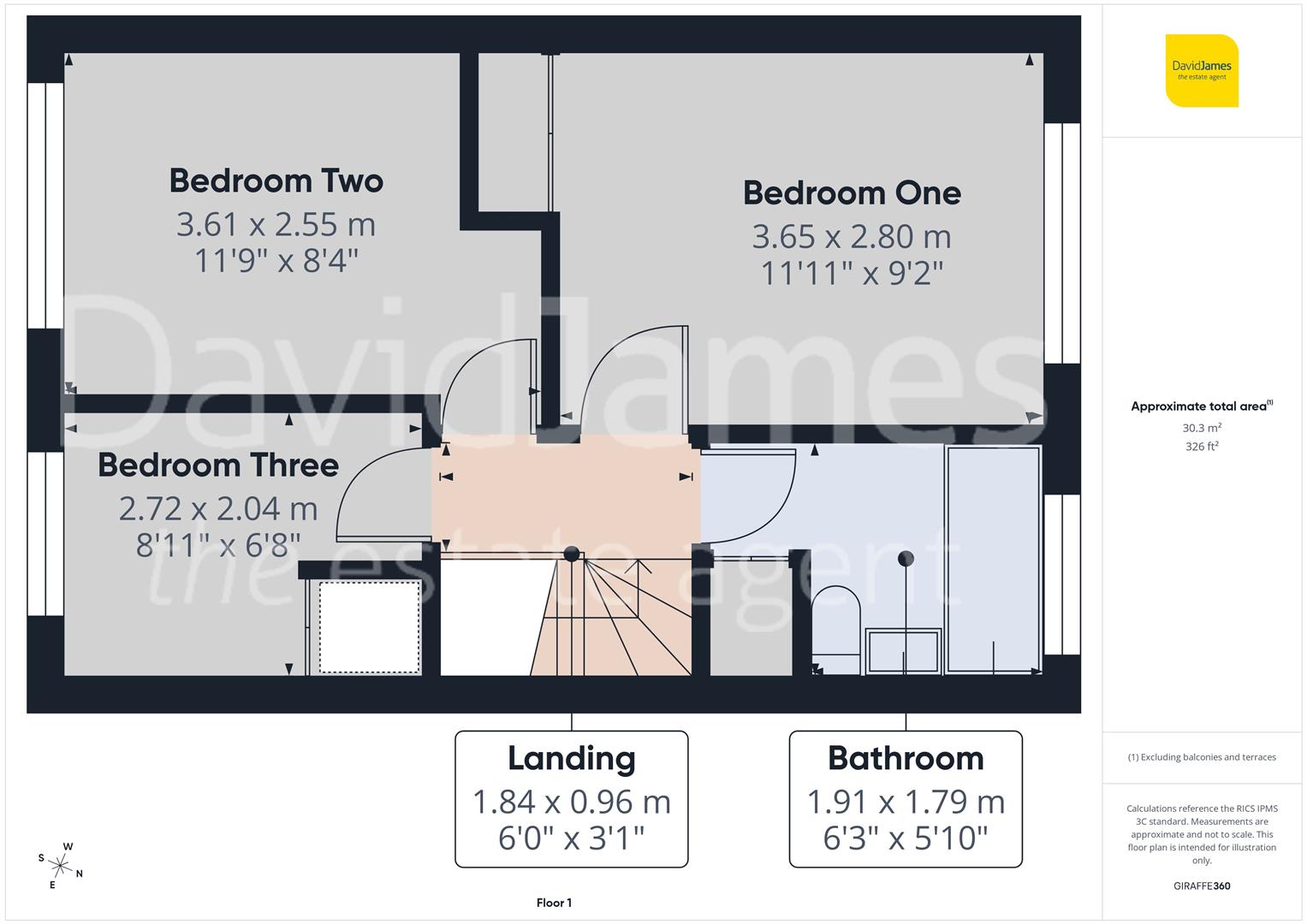 Floorplan for Macmillan Close, Mapperley, Nottingham