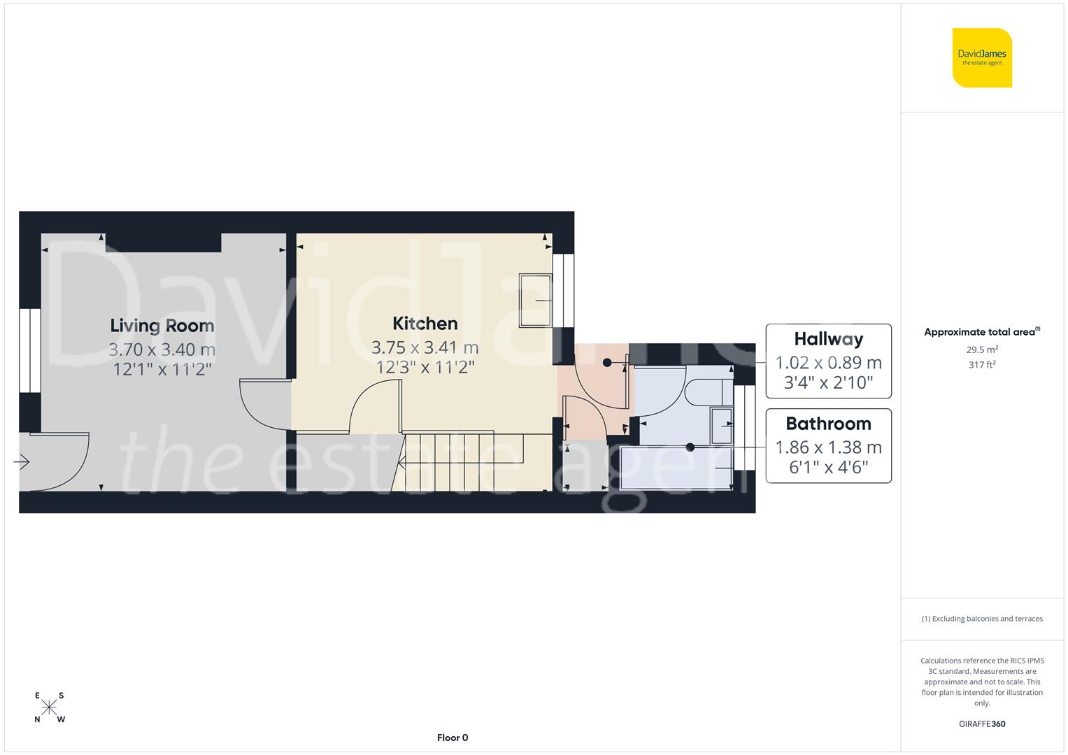 Floorplan for Freiston Street, Bobbers Mill, Nottingham