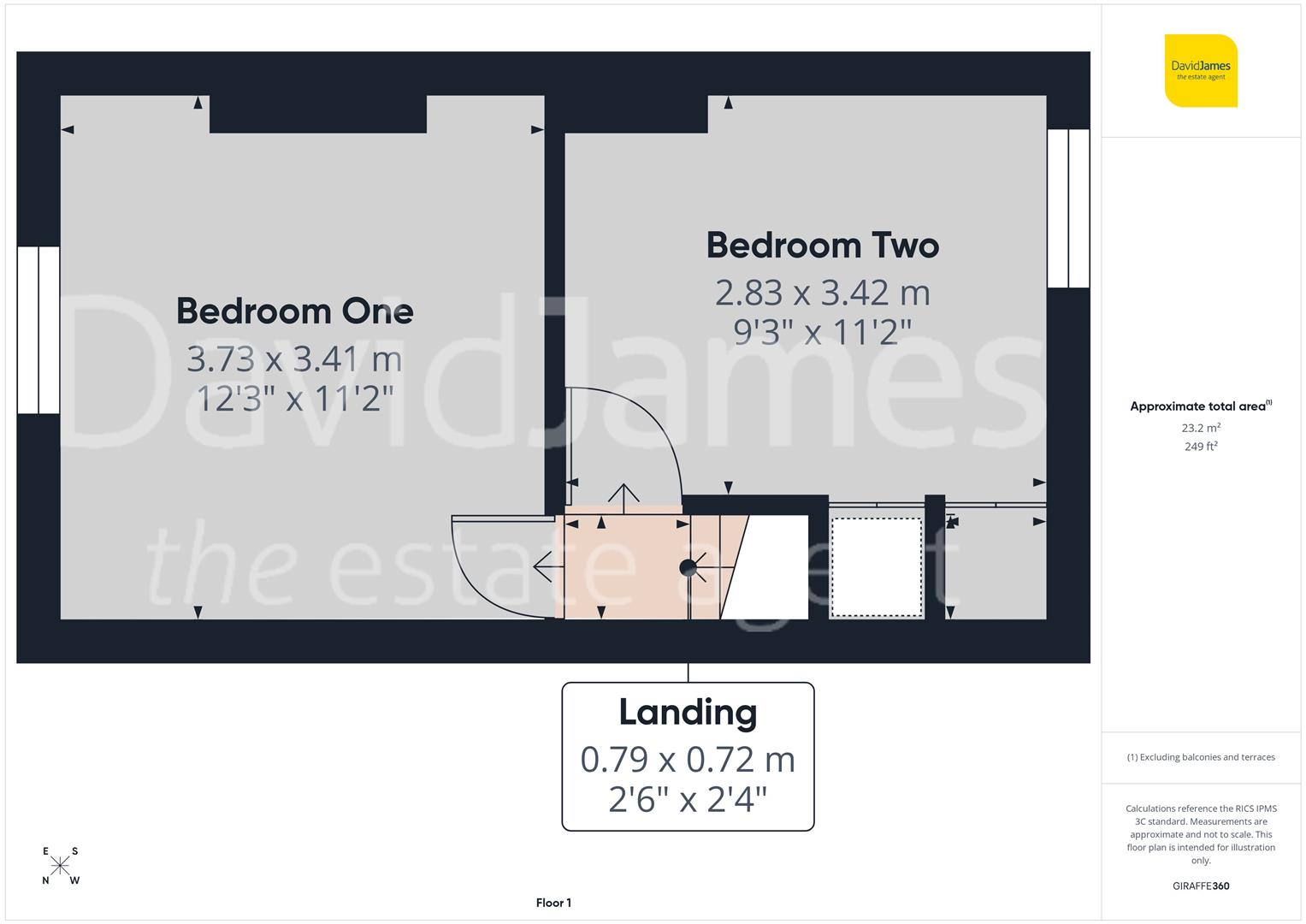 Floorplan for Freiston Street, Bobbers Mill, Nottingham