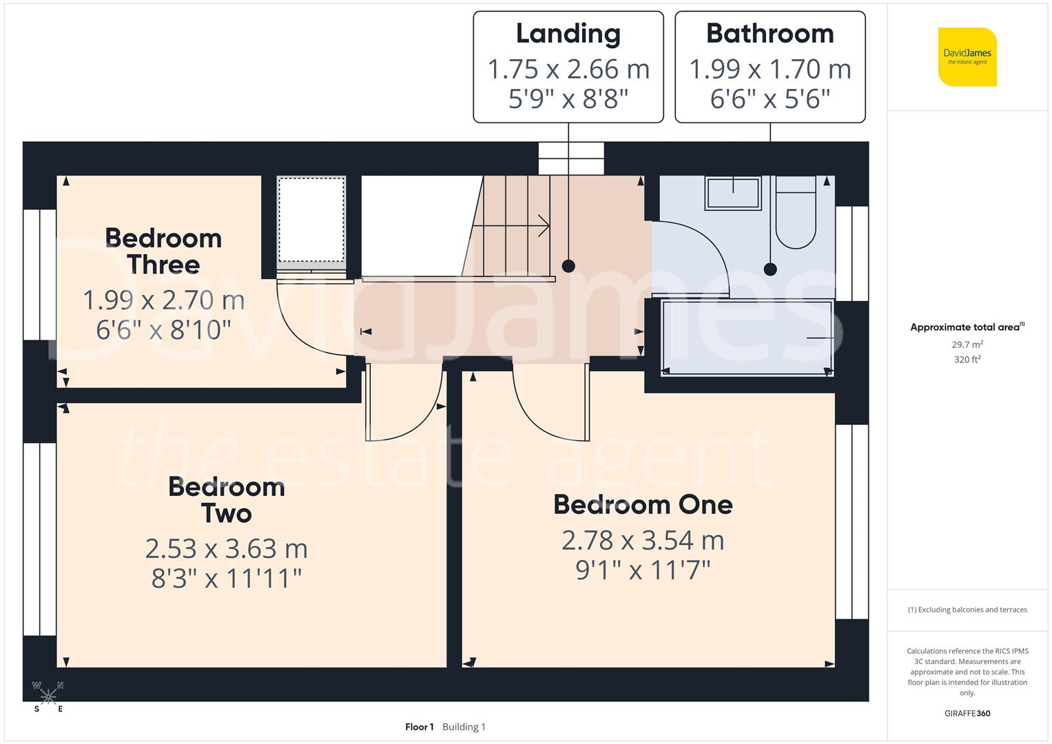 Floorplan for Greenford Close, Nuthall, Nottingham