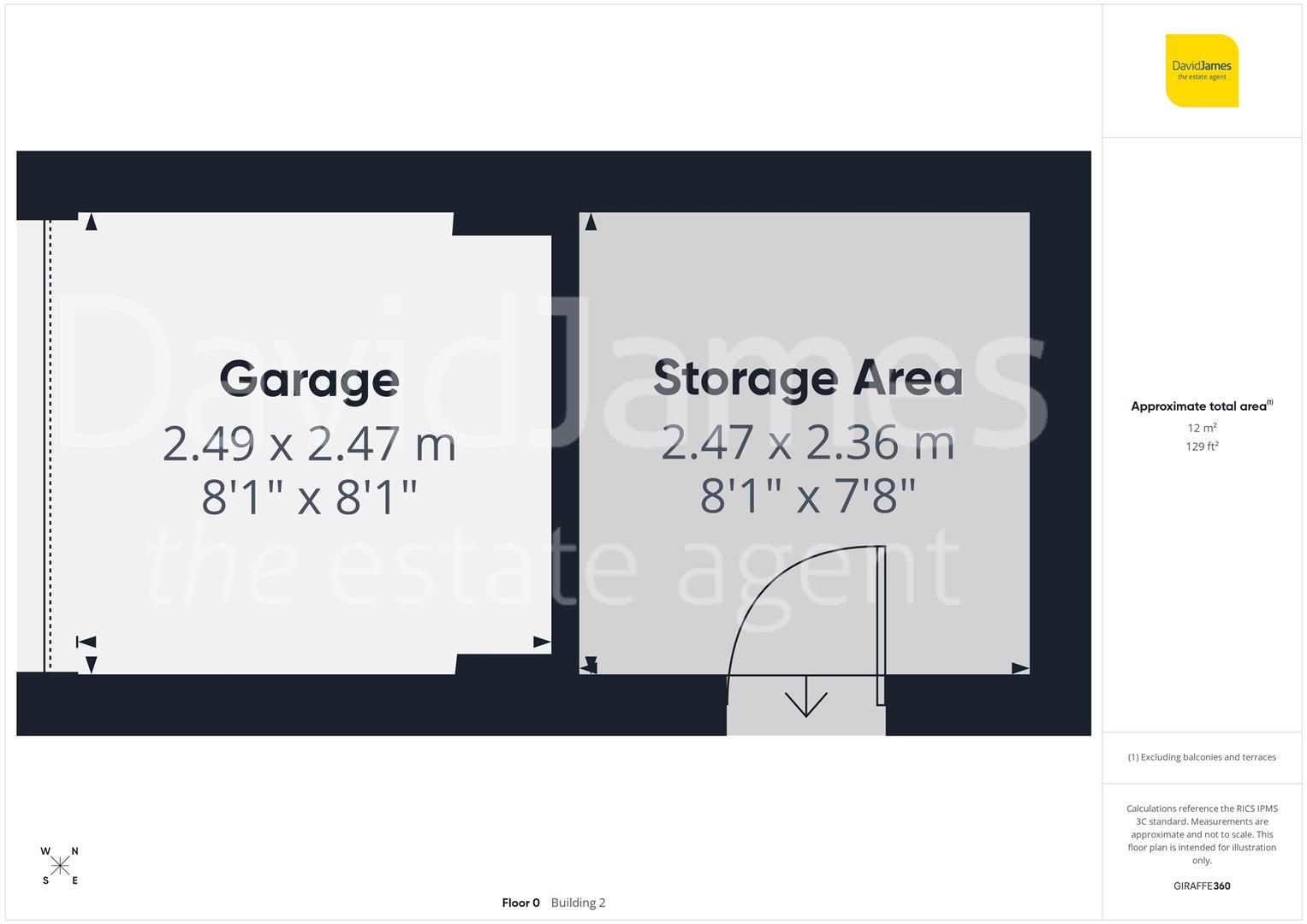 Floorplan for Greenford Close, Nuthall, Nottingham
