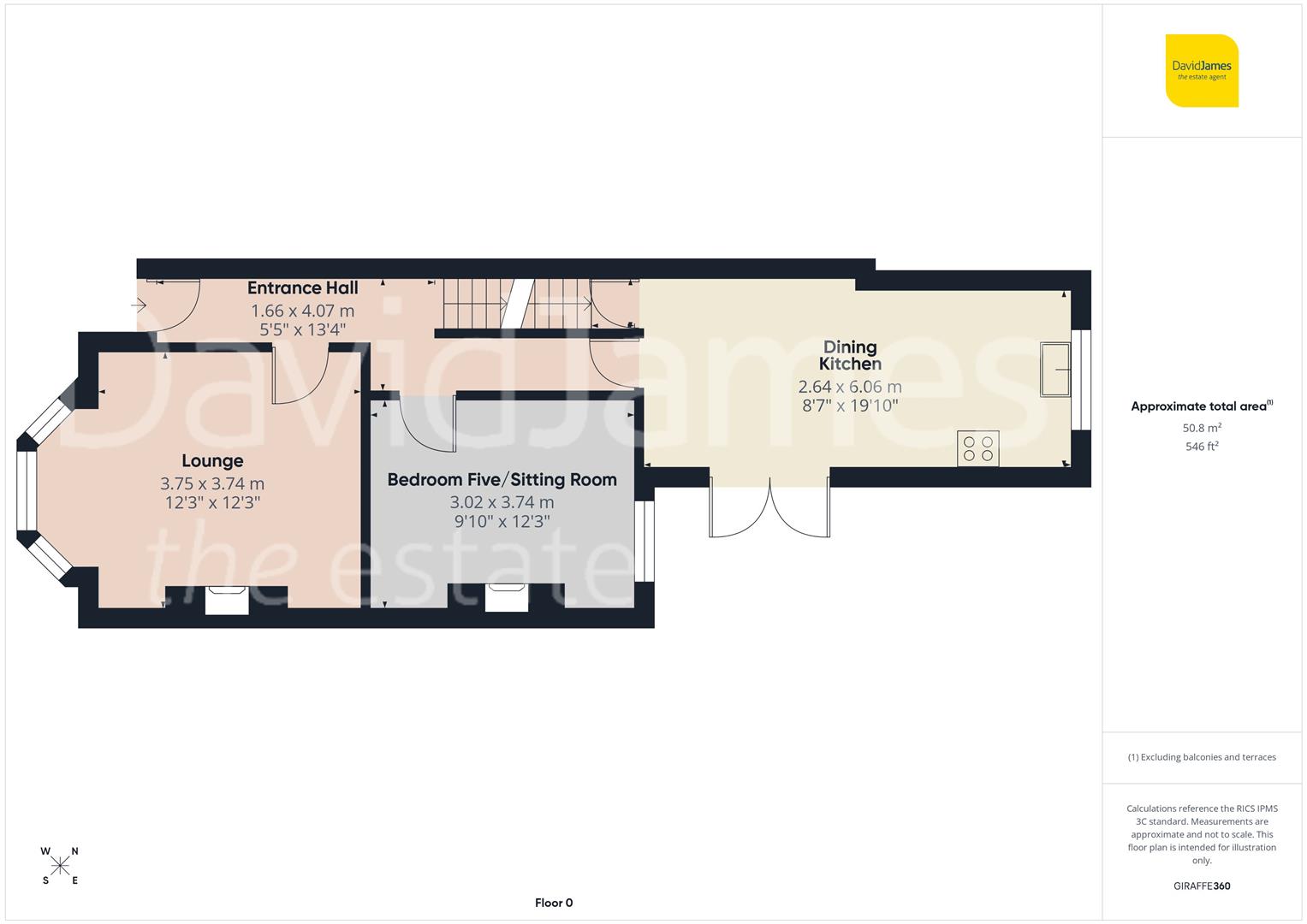 Floorplan for Bowers Avenue, Nottingham