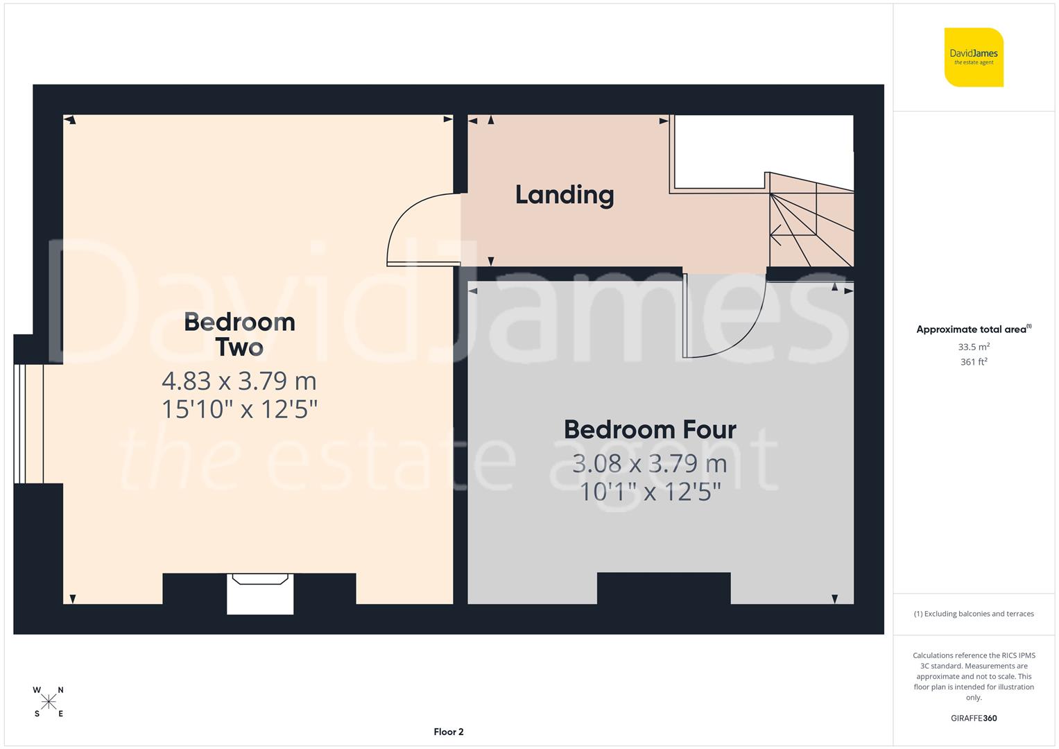 Floorplan for Bowers Avenue, Nottingham