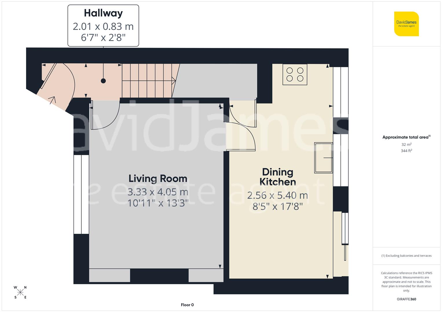 Floorplan for Andover Road, Nottingham