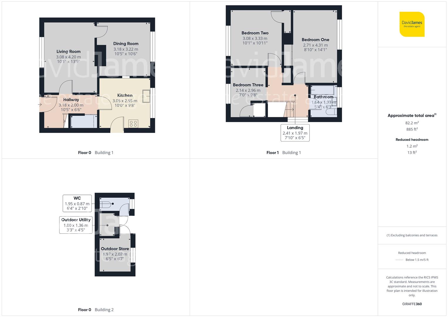 Floorplan for Colley Moor Leys Lane, Clifton, Nottingham