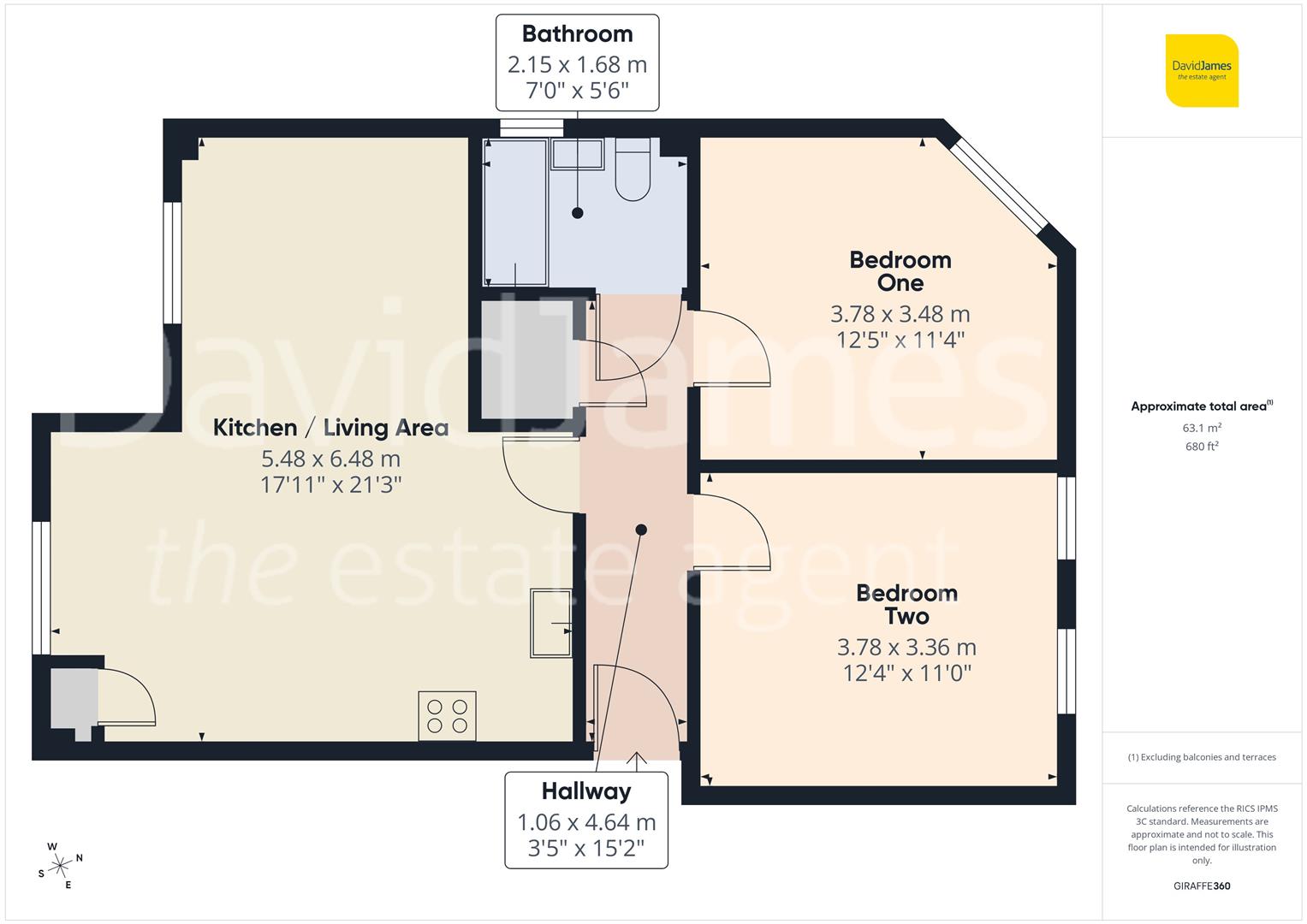 Floorplan for Royal Victoria Court, Gamble Street, Nottingham