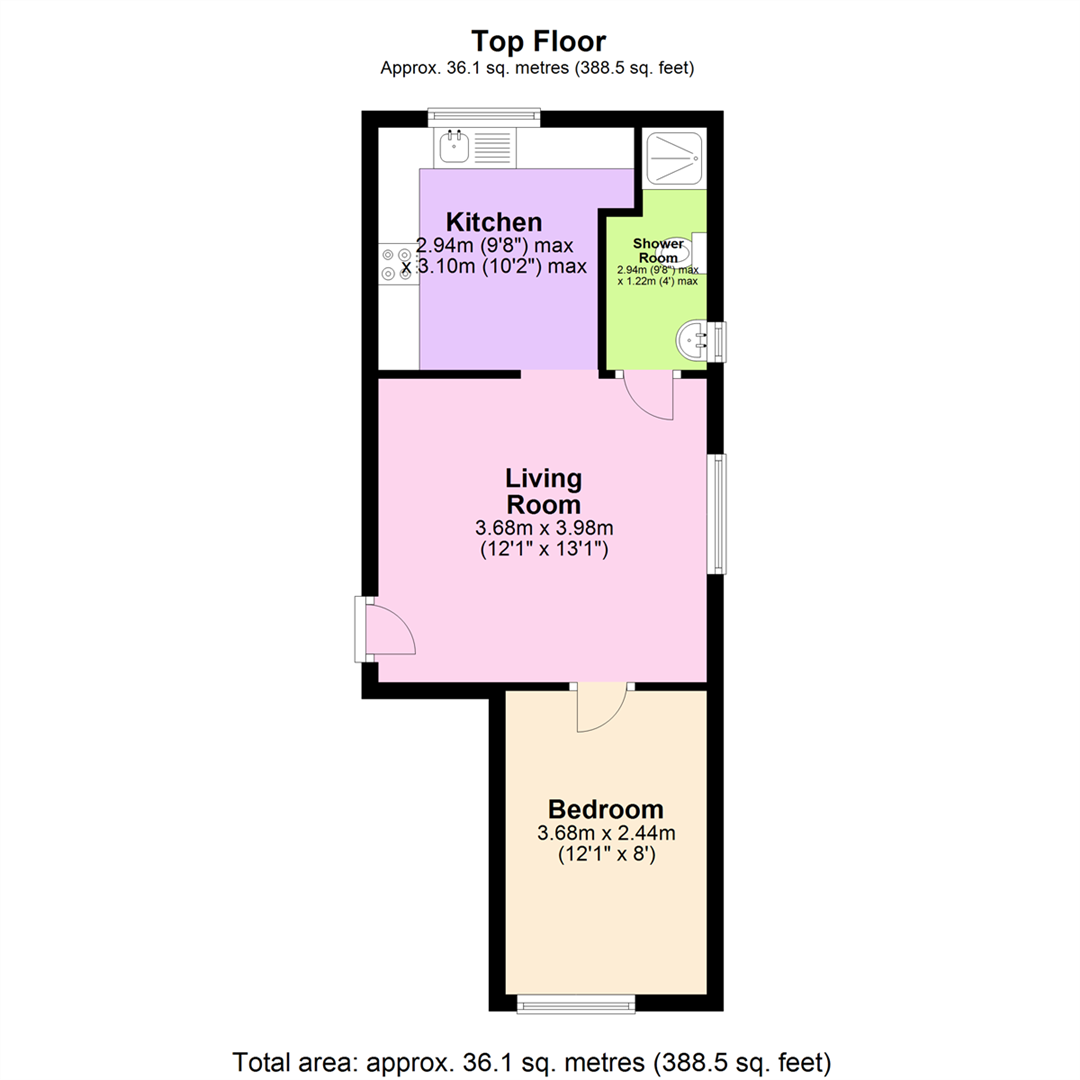 Floorplan for White Lion, Carlton Road, Nottingham