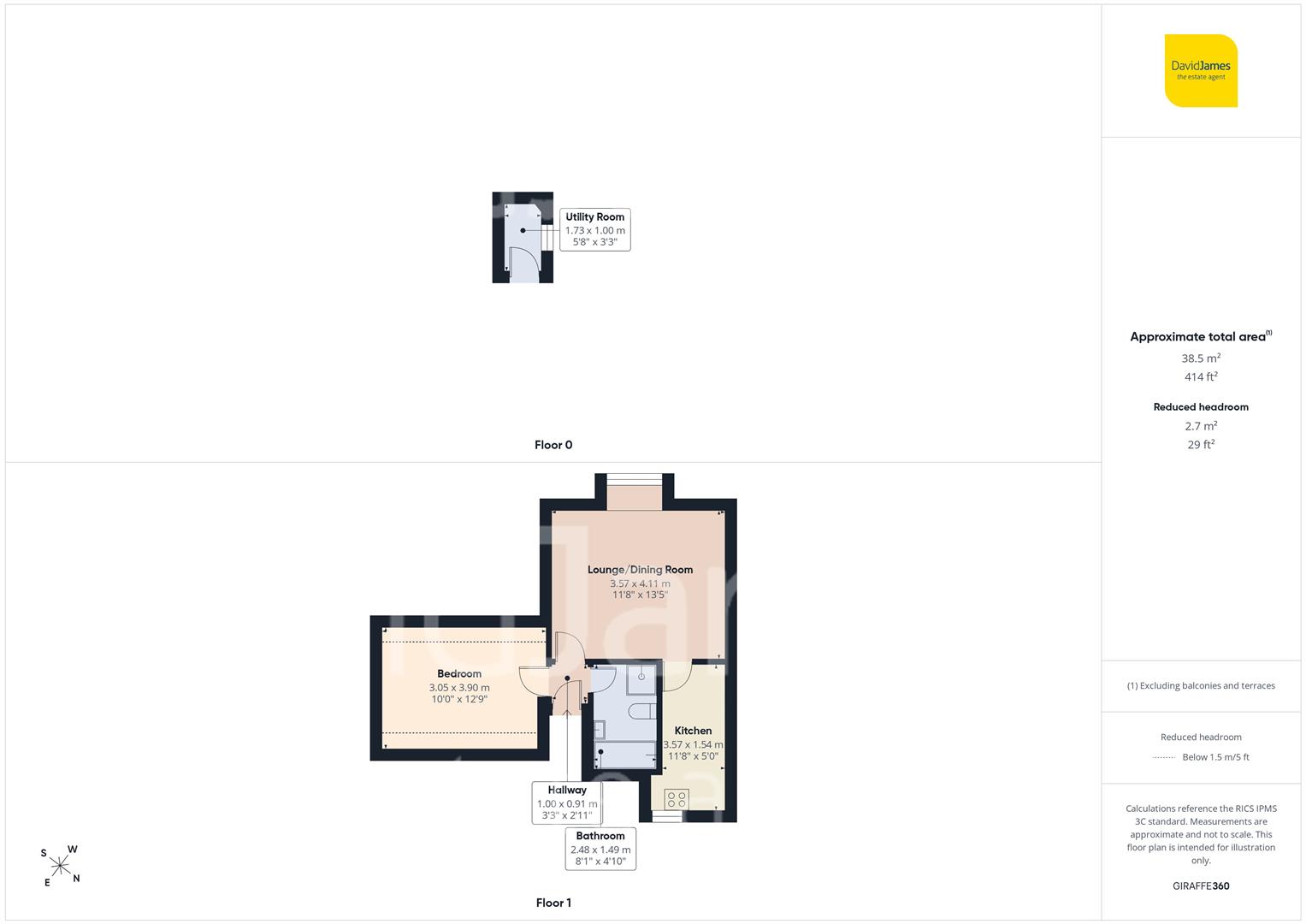 Floorplan for All Saints Street, The Arboretum Nottingham