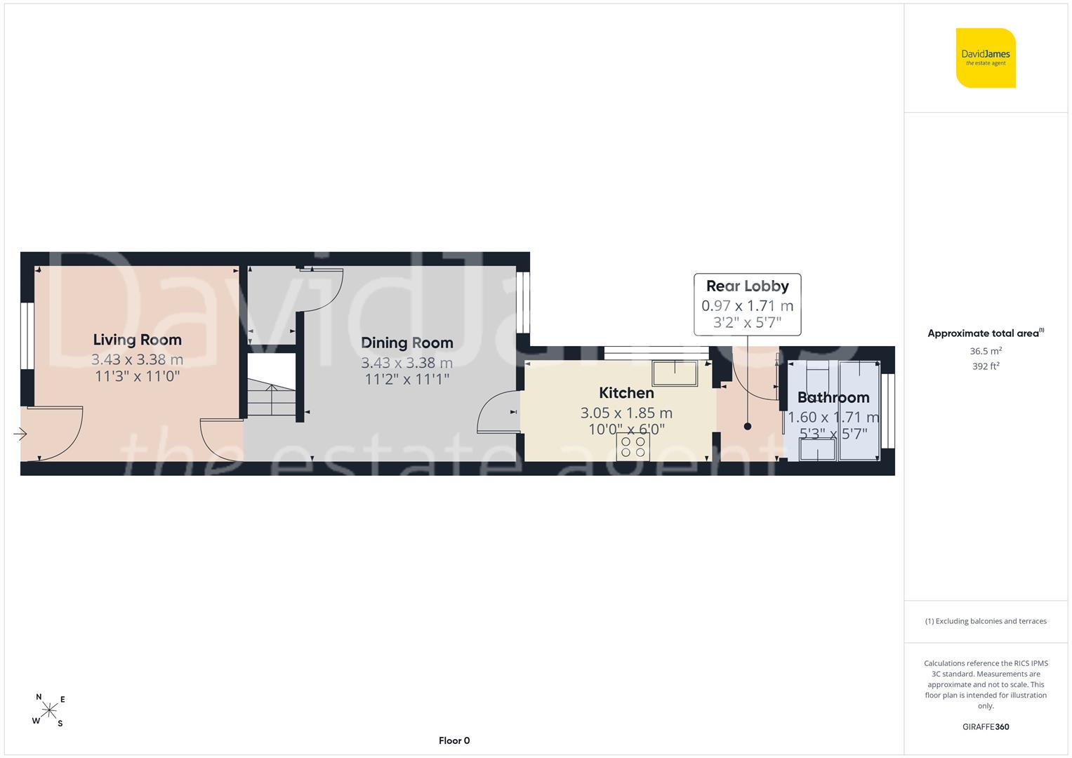 Floorplan for Gordon Road, Thorneywood, Nottingham
