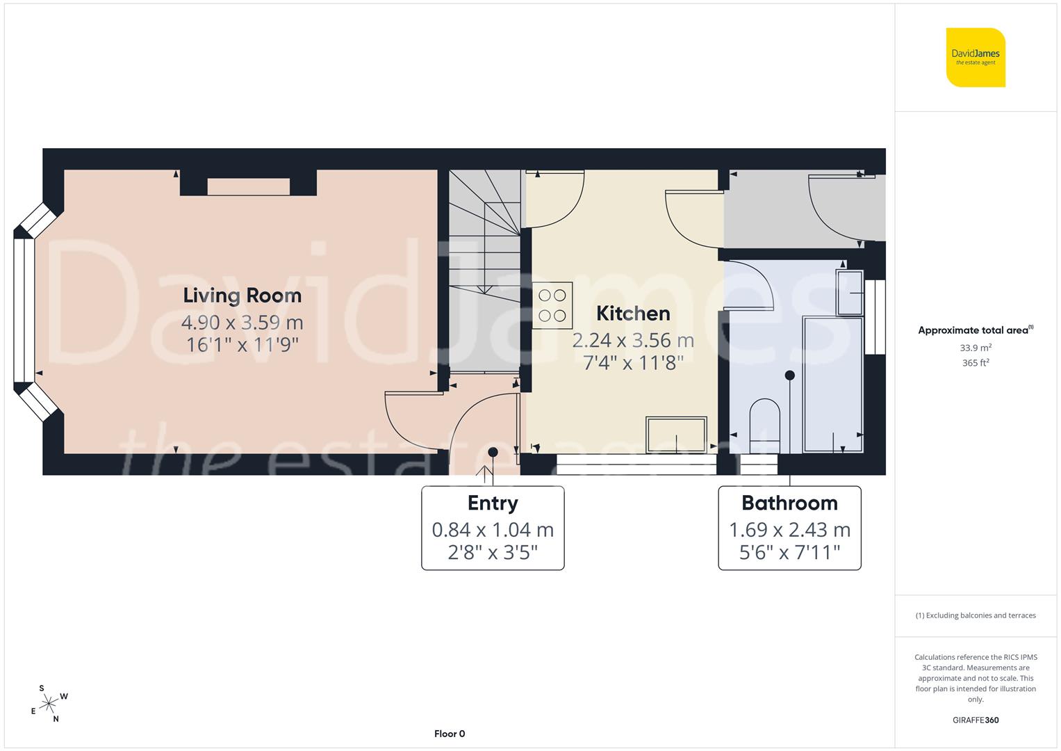 Floorplan for Blue Bell Hill Road, Nottingham