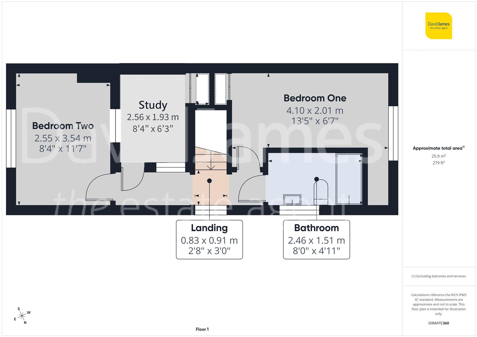 Floorplan for Blue Bell Hill Road, Nottingham