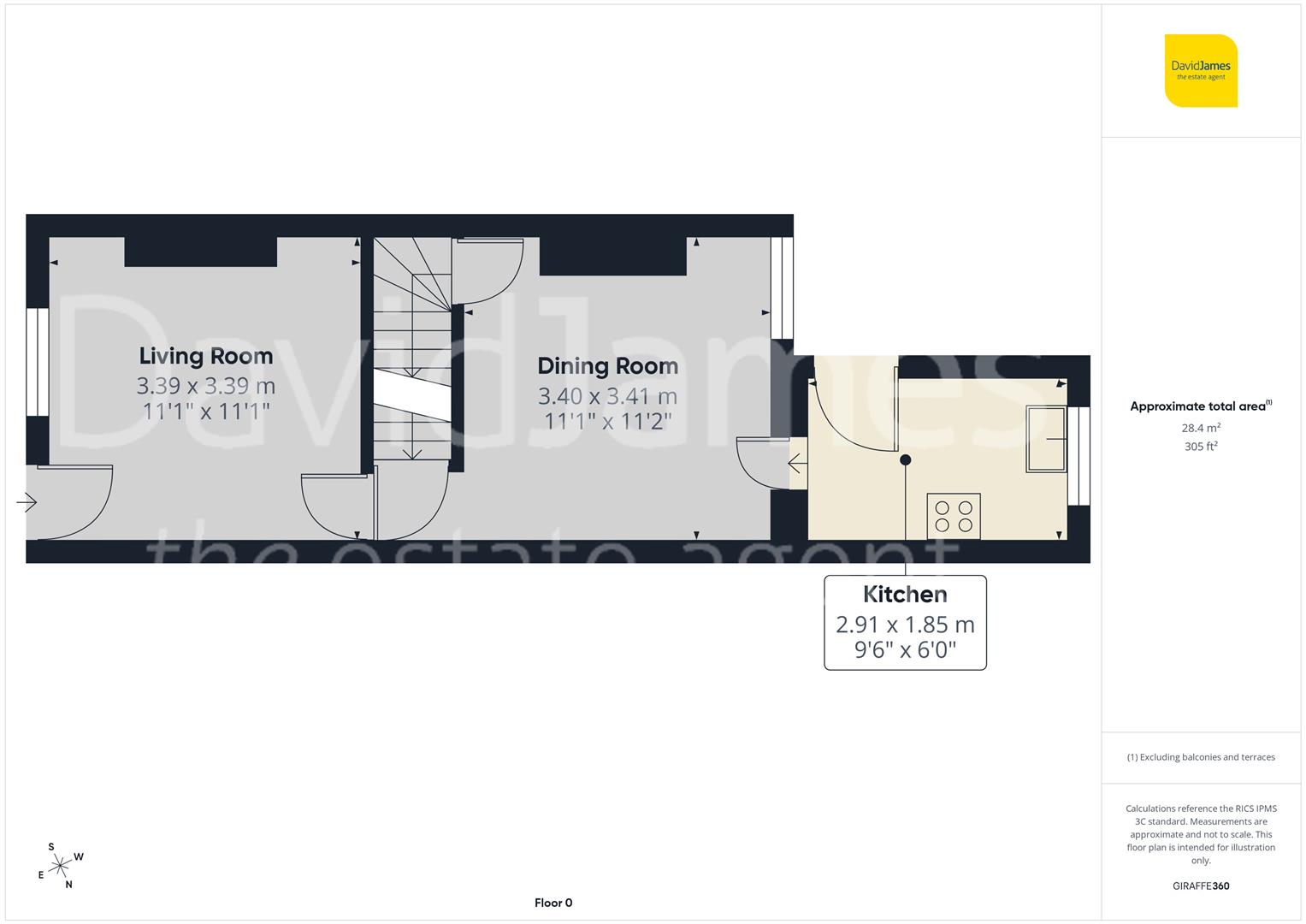 Floorplan for Hood Street, Nottingham