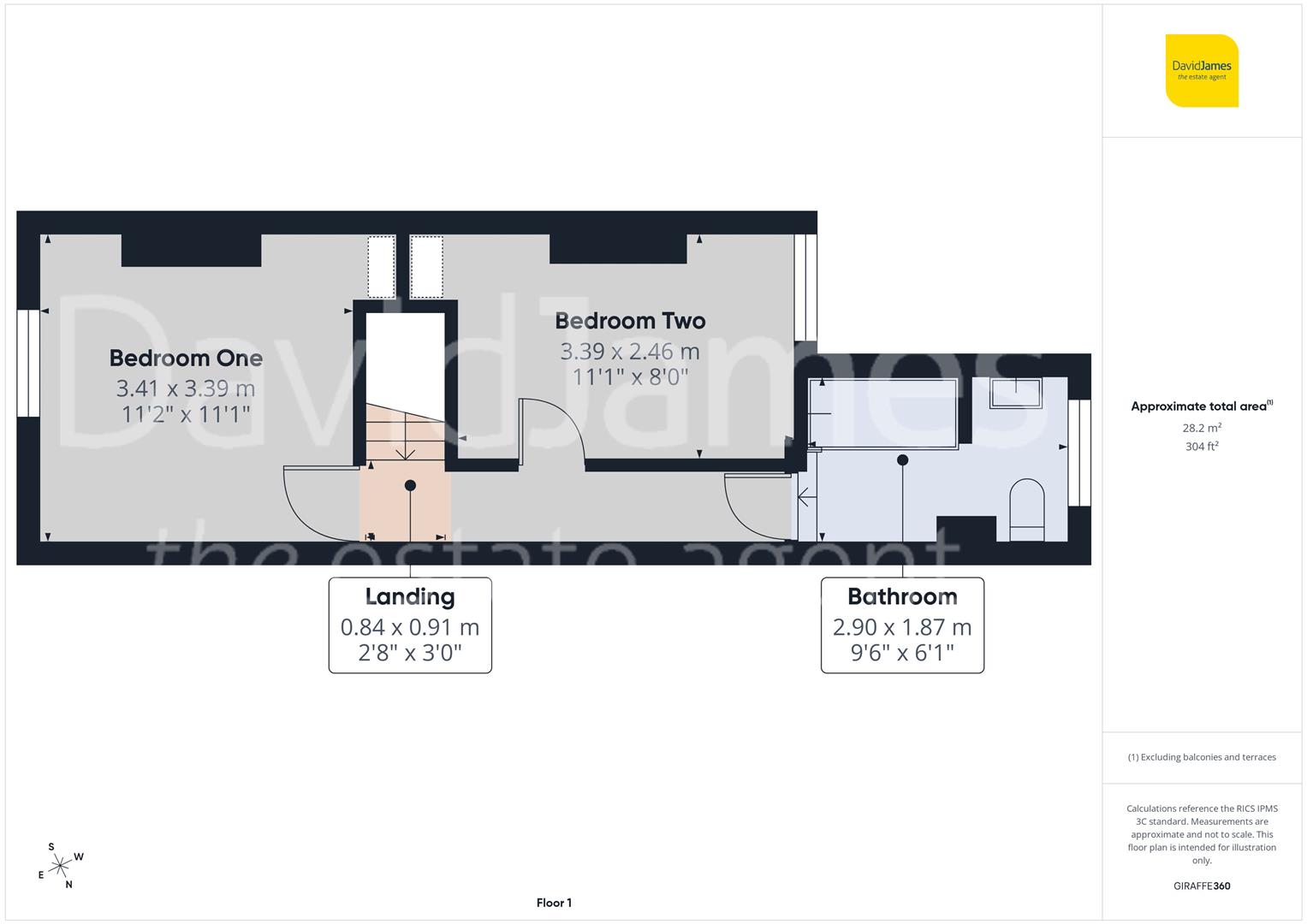 Floorplan for Hood Street, Nottingham