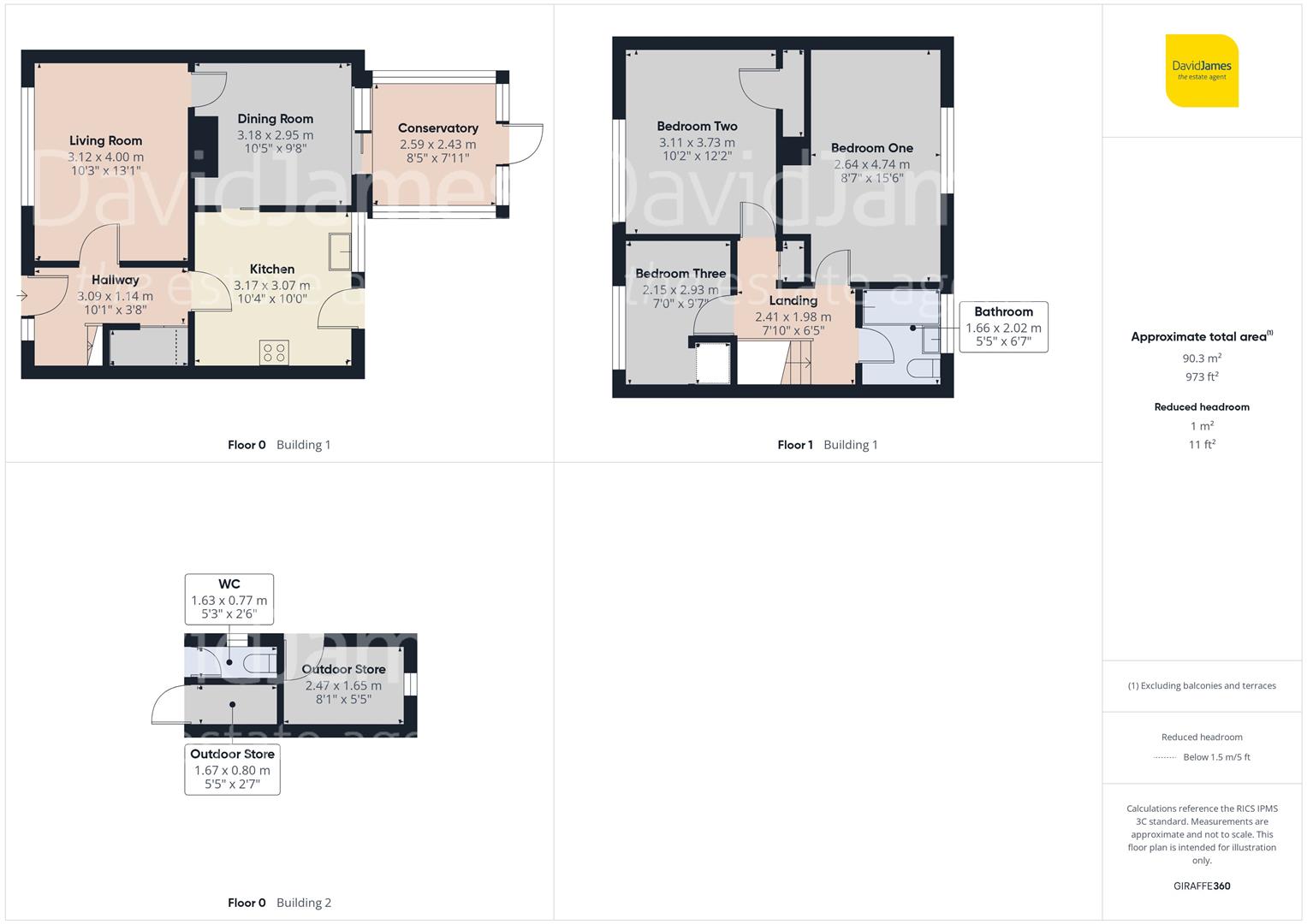 Floorplan for Ellerby Avenue, Clifton, Nottingham