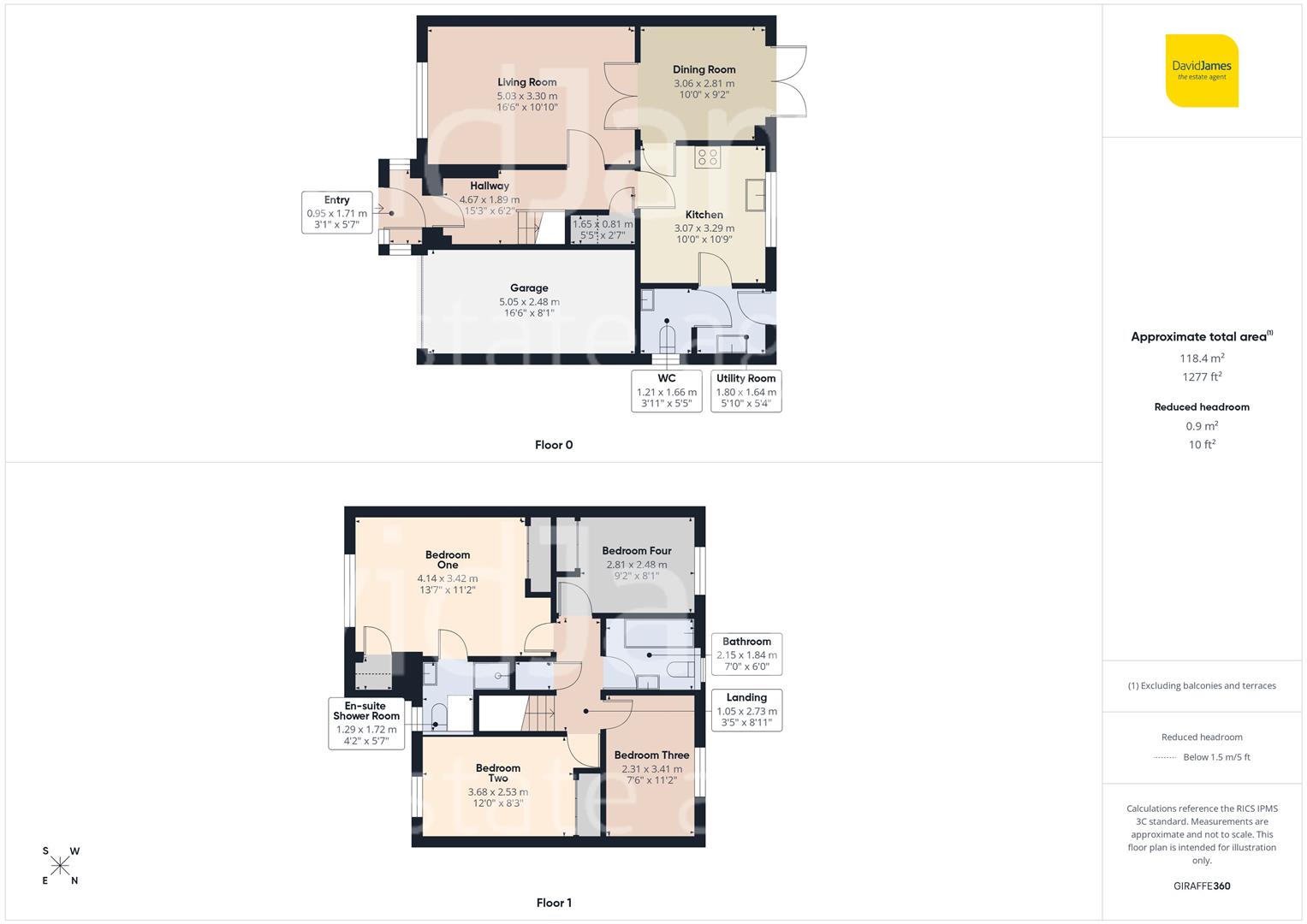 Floorplan for Fairway Drive, Carlton, Nottingham