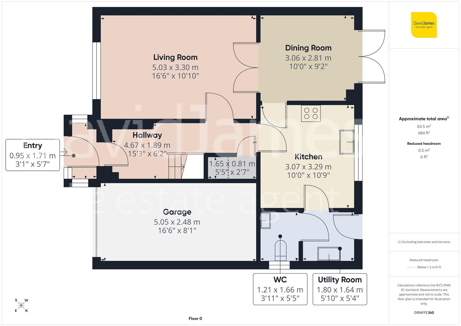 Floorplan for Fairway Drive, Carlton, Nottingham