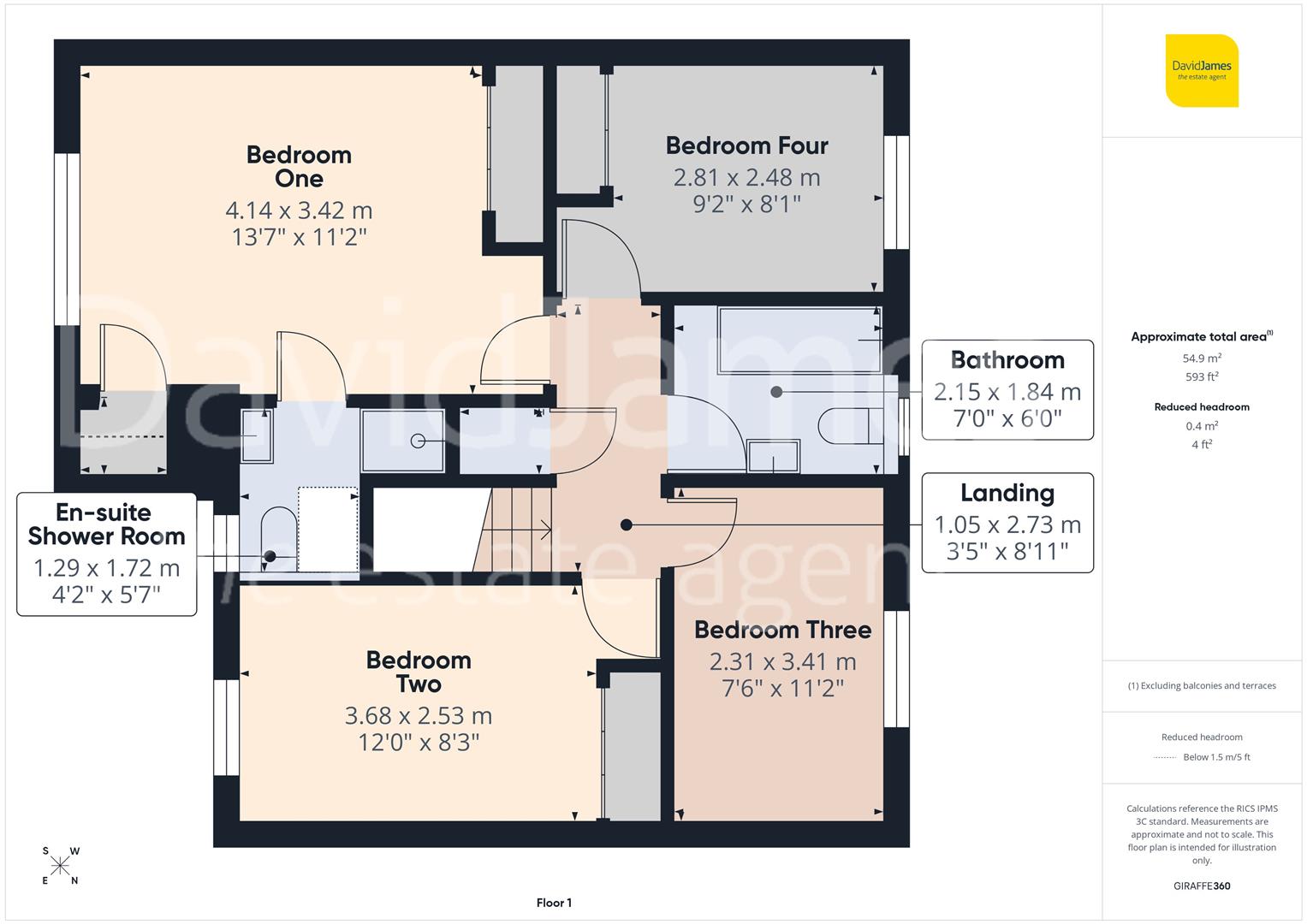 Floorplan for Fairway Drive, Carlton, Nottingham