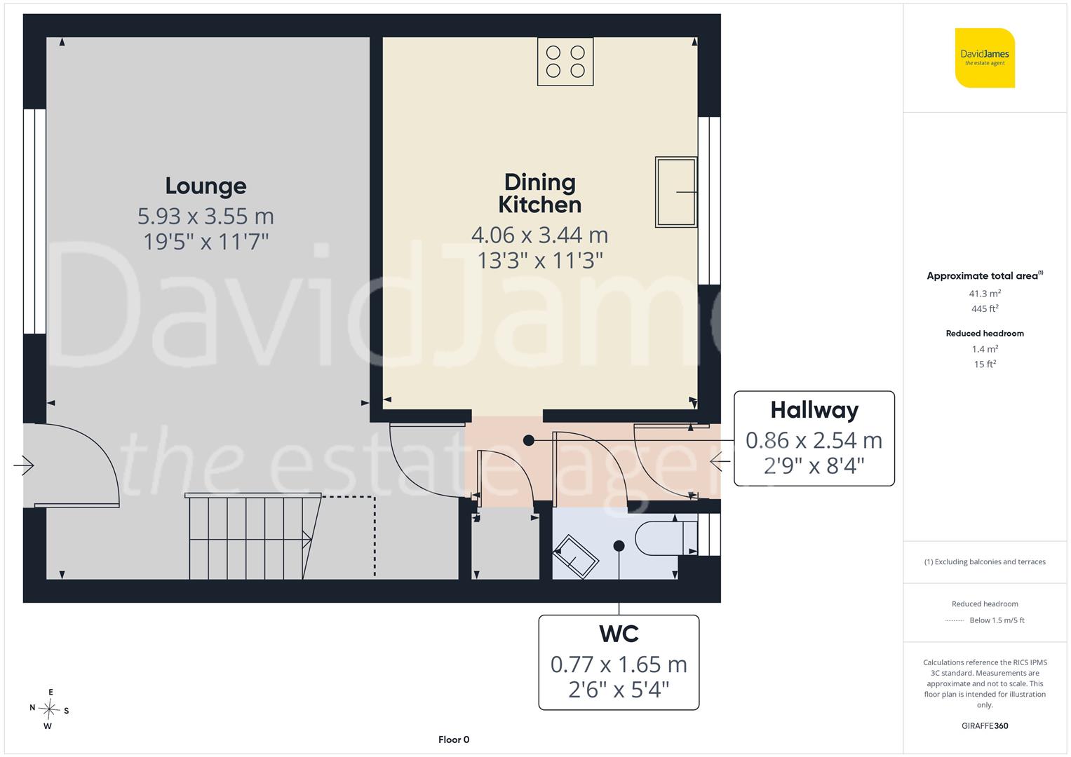 Floorplan for Augustine Gardens, Nottingham