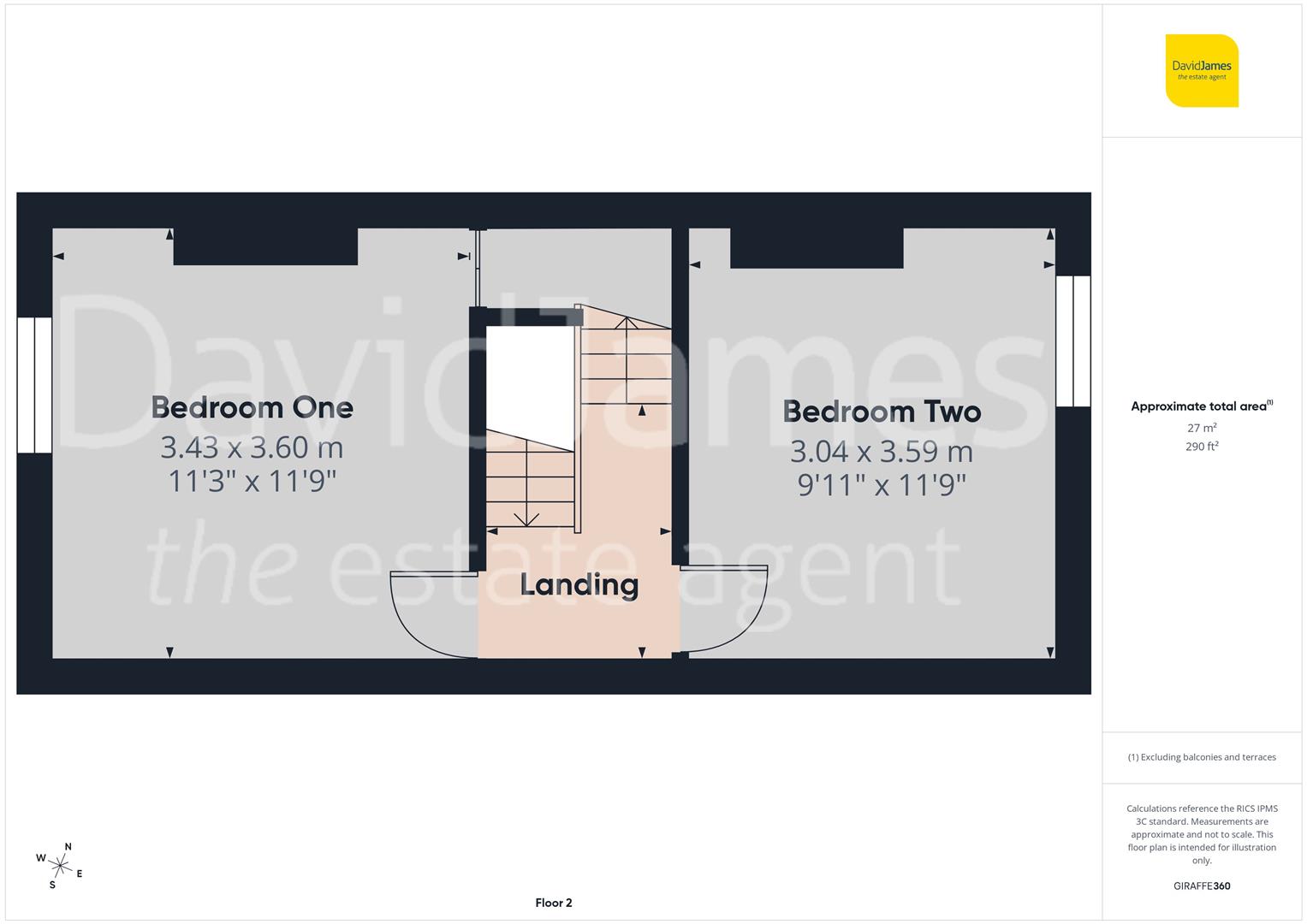 Floorplan for Baden Powell Road, Nottingham