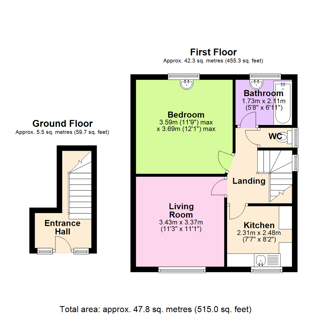 Floorplan for Plains Road, Mapperley, Nottingham