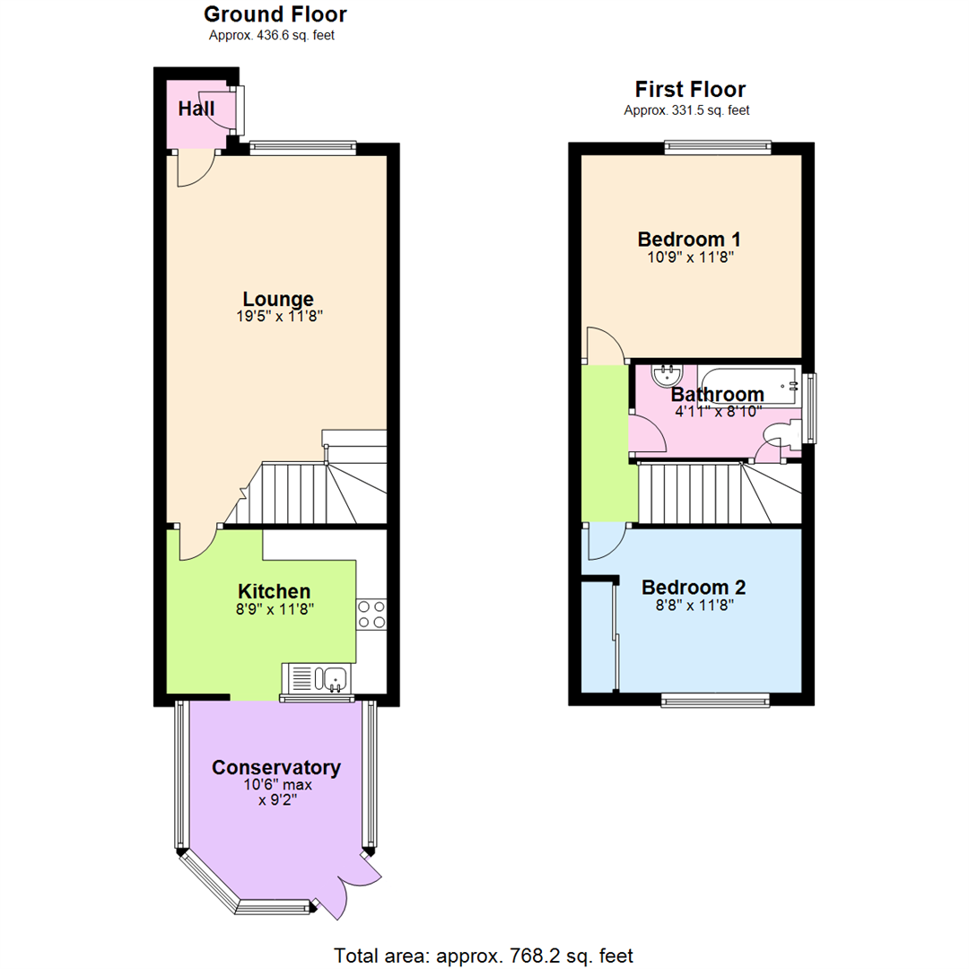 Floorplan for Furlong Street, Arnold, Nottingham