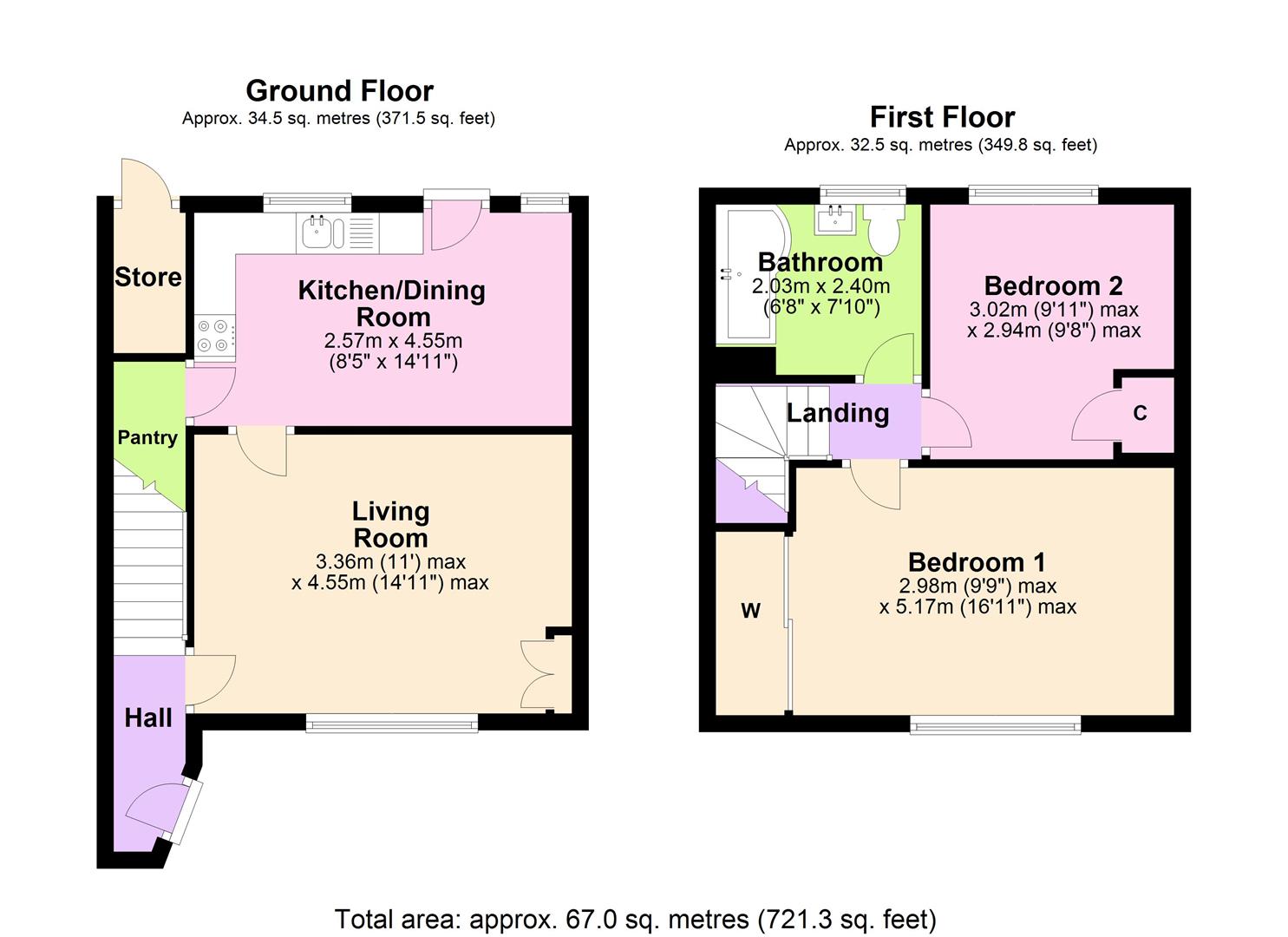Floorplan for Edwards Lane, Sherwood, Nottingham