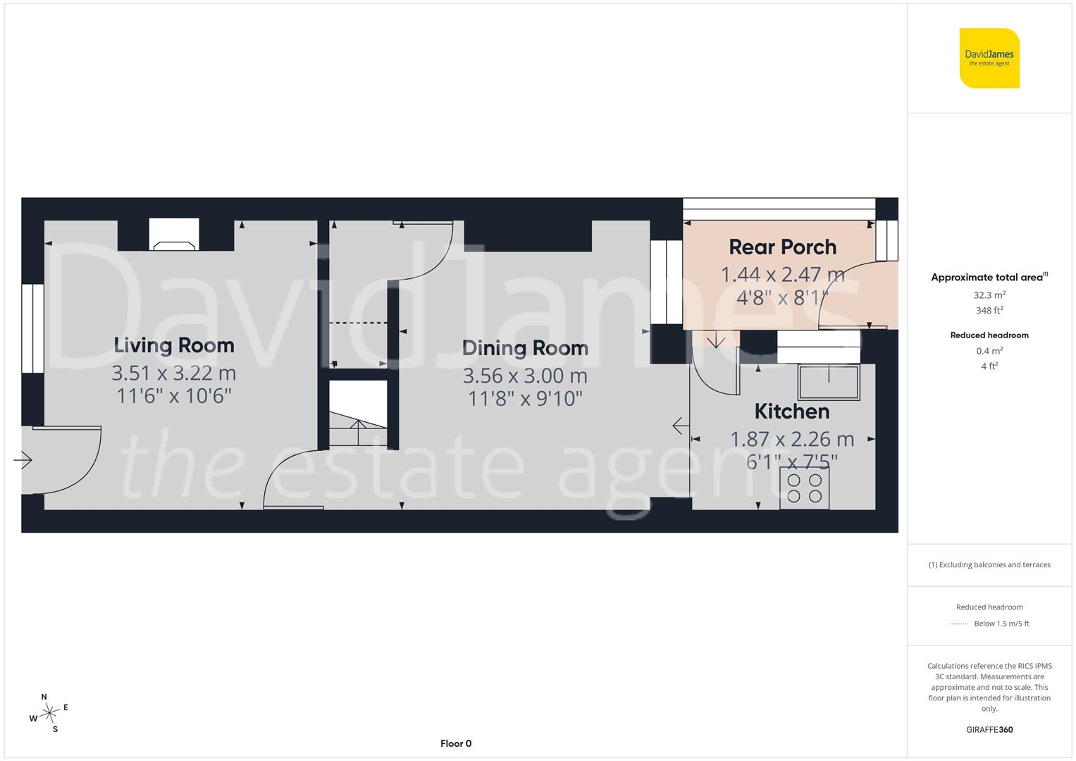 Floorplan for Chesterfield Street, Carlton, Nottingham