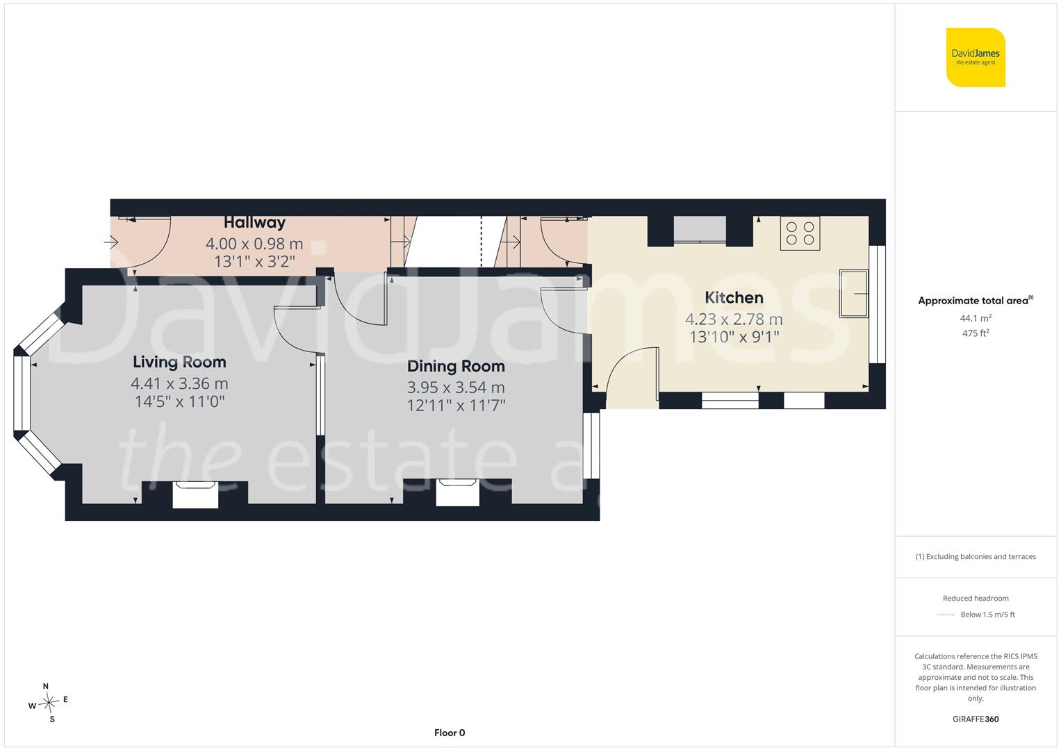 Floorplan for Nelson Road, Daybrook, Nottingham