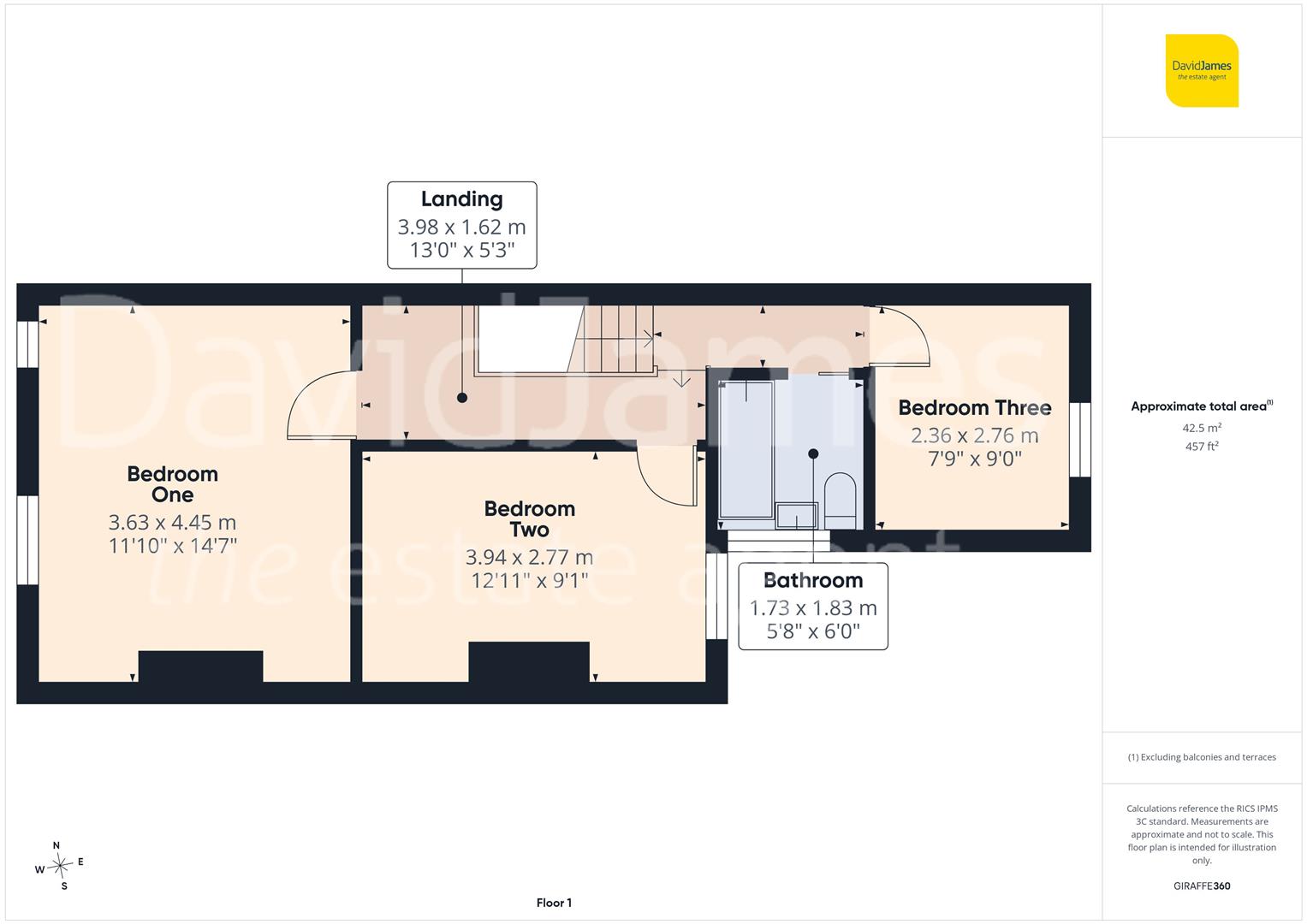 Floorplan for Nelson Road, Daybrook, Nottingham