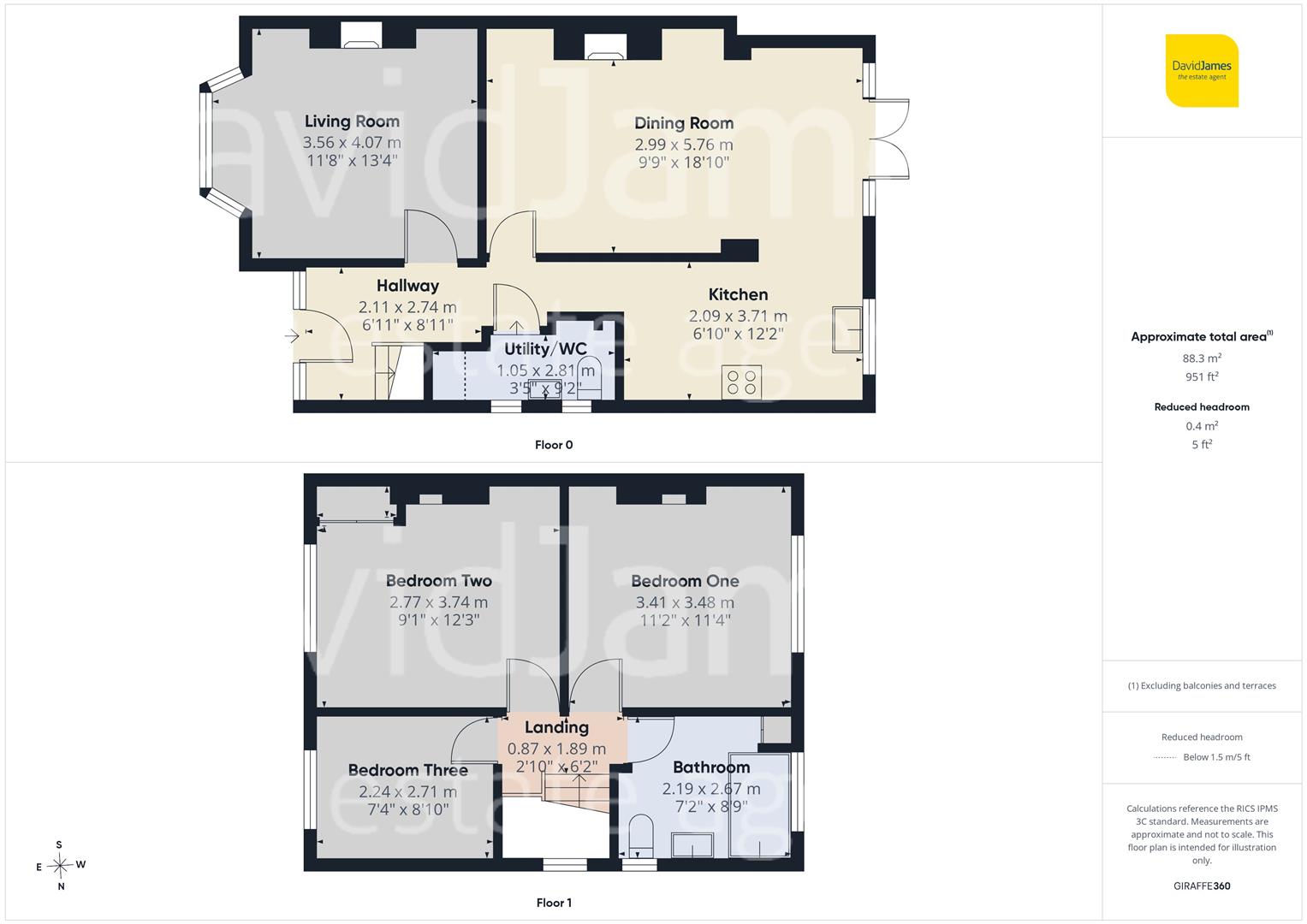 Floorplan for Abbey Road, West Bridgford, Nottingham