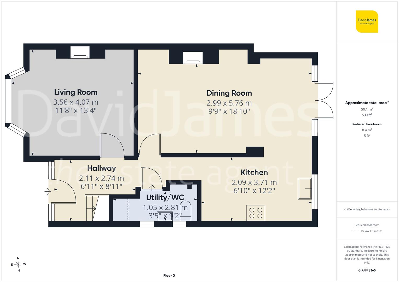 Floorplan for Abbey Road, West Bridgford, Nottingham