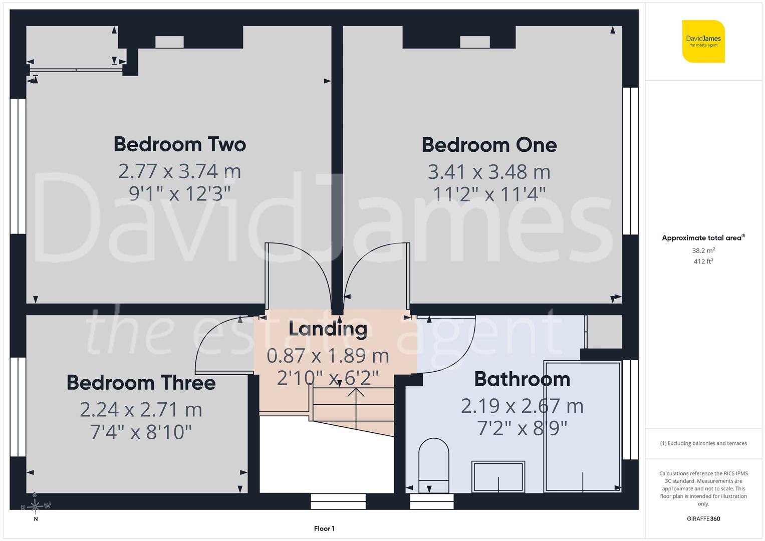 Floorplan for Abbey Road, West Bridgford, Nottingham