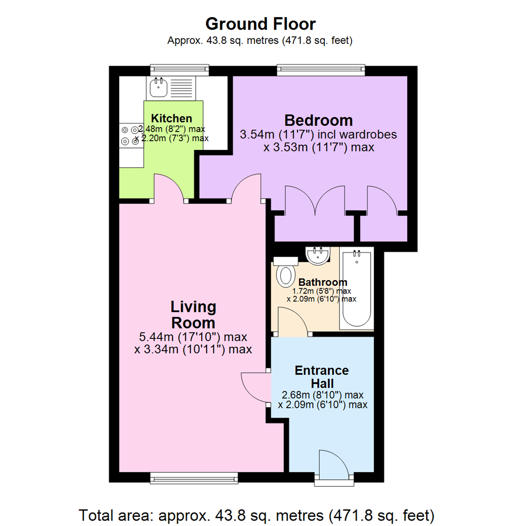 Floorplan for Woodborough Road, Nottingham