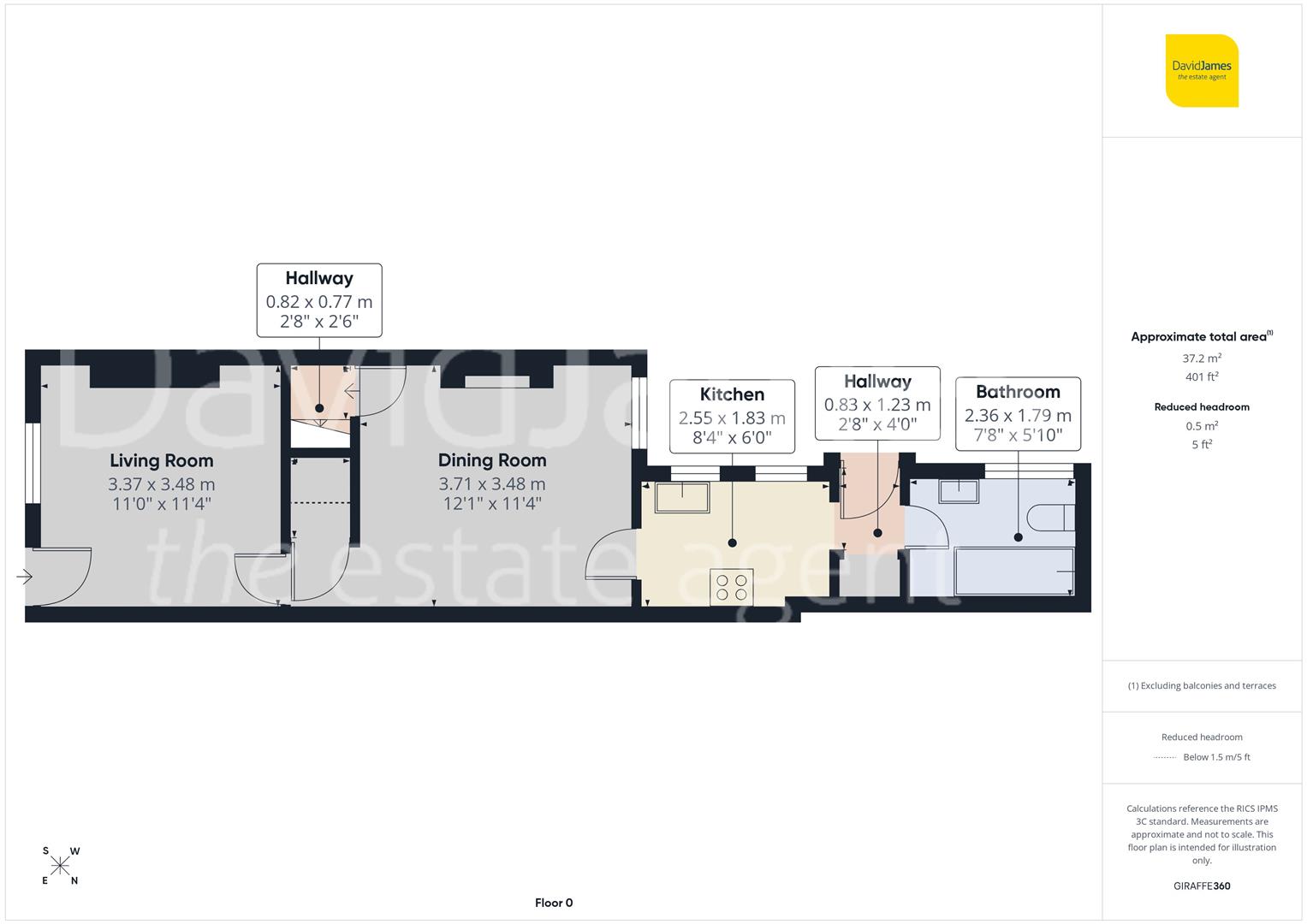 Floorplan for Chandos Avenue, Netherfield, Nottingham
