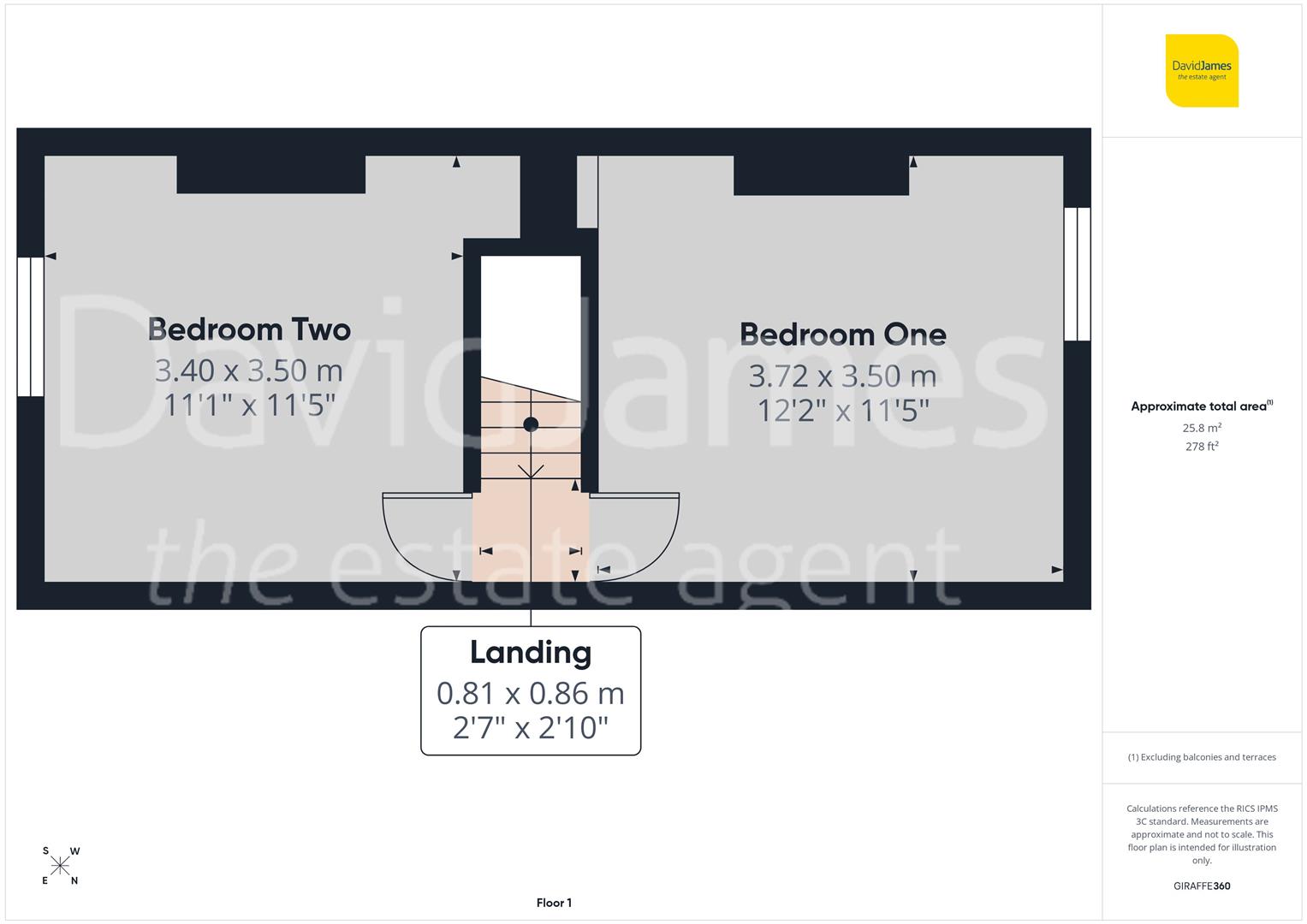 Floorplan for Chandos Avenue, Netherfield, Nottingham