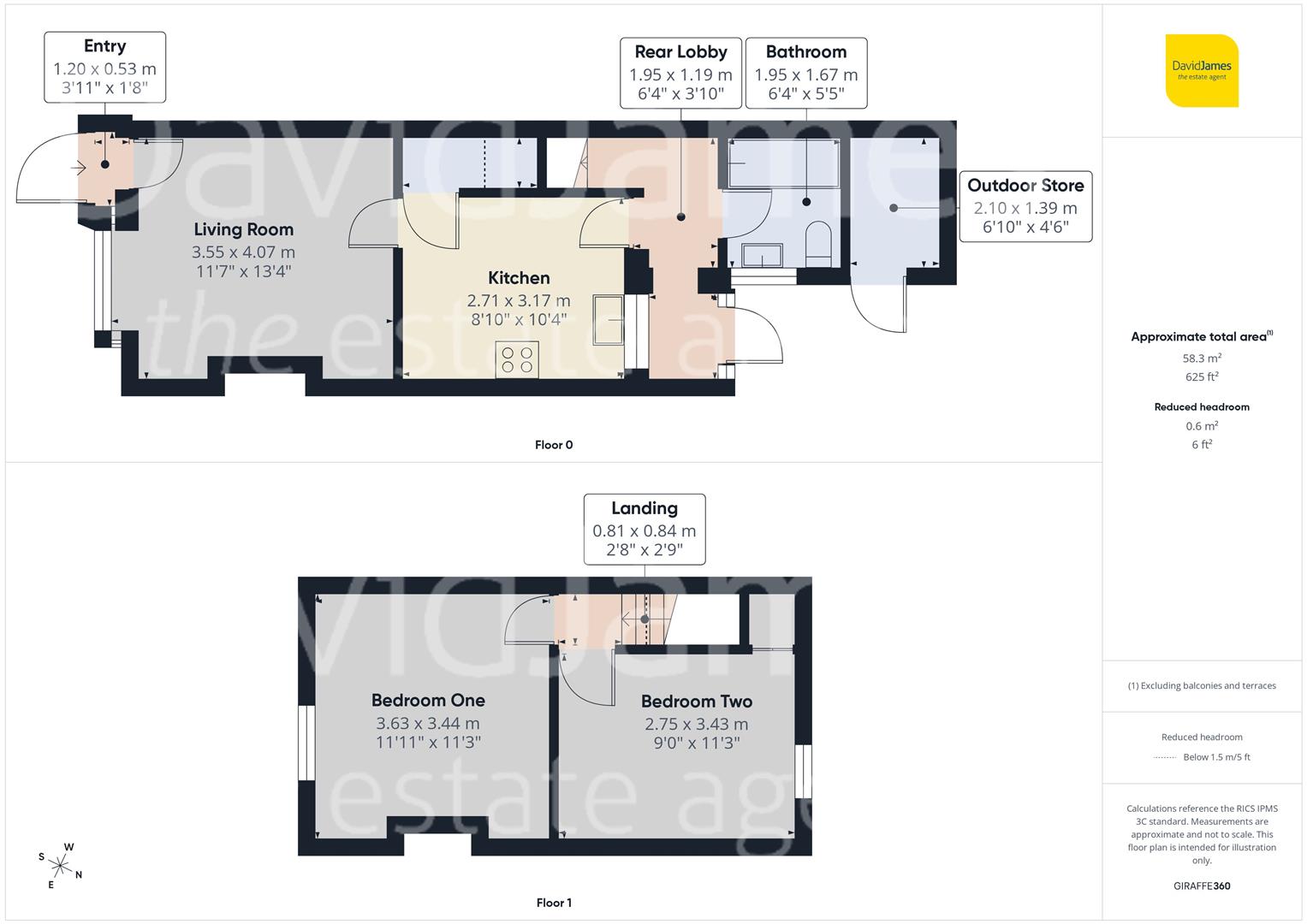 Floorplan for Piccadilly, Nottingham