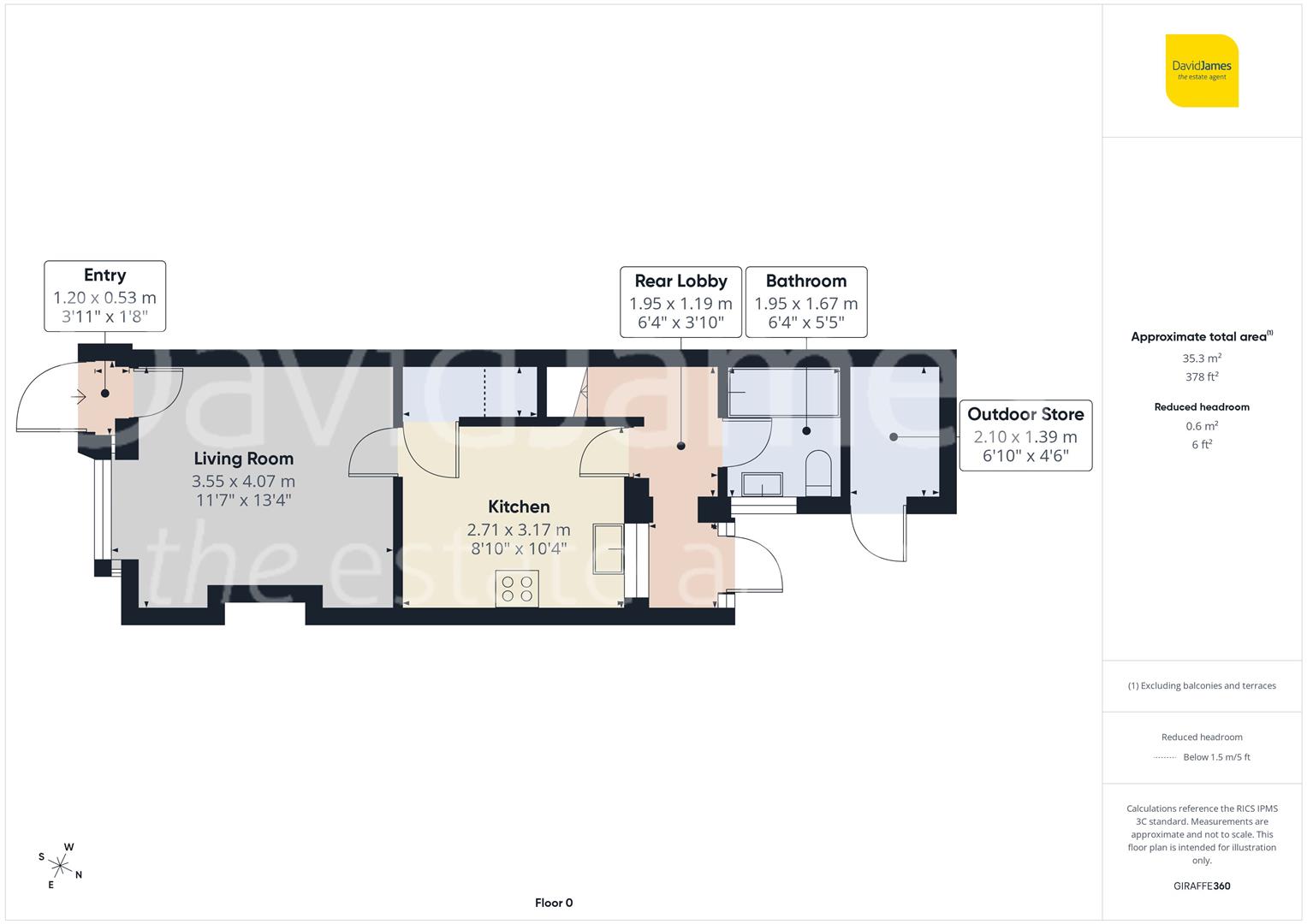 Floorplan for Piccadilly, Nottingham