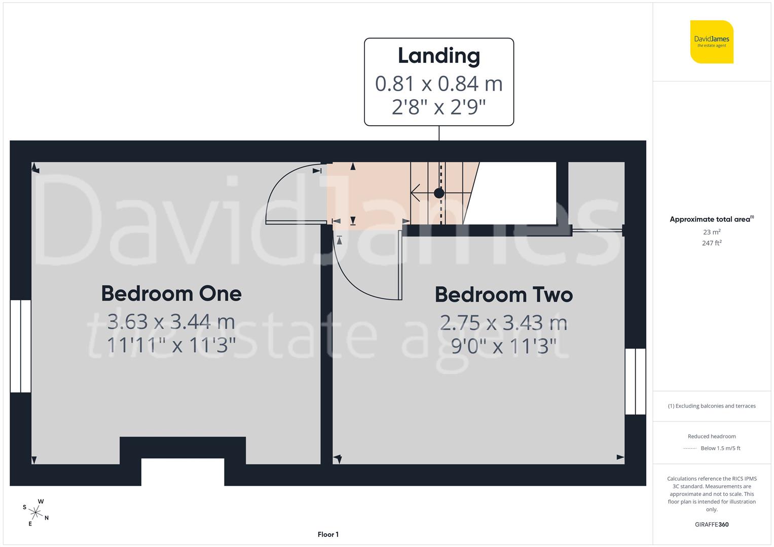 Floorplan for Piccadilly, Nottingham
