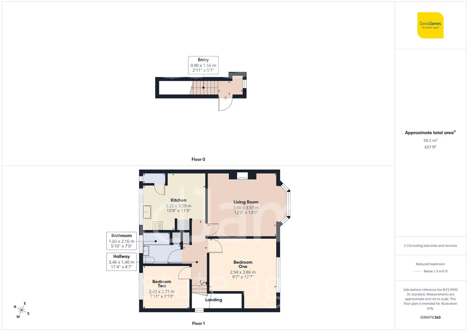 Floorplan for Holly Avenue, Carlton, Nottingham