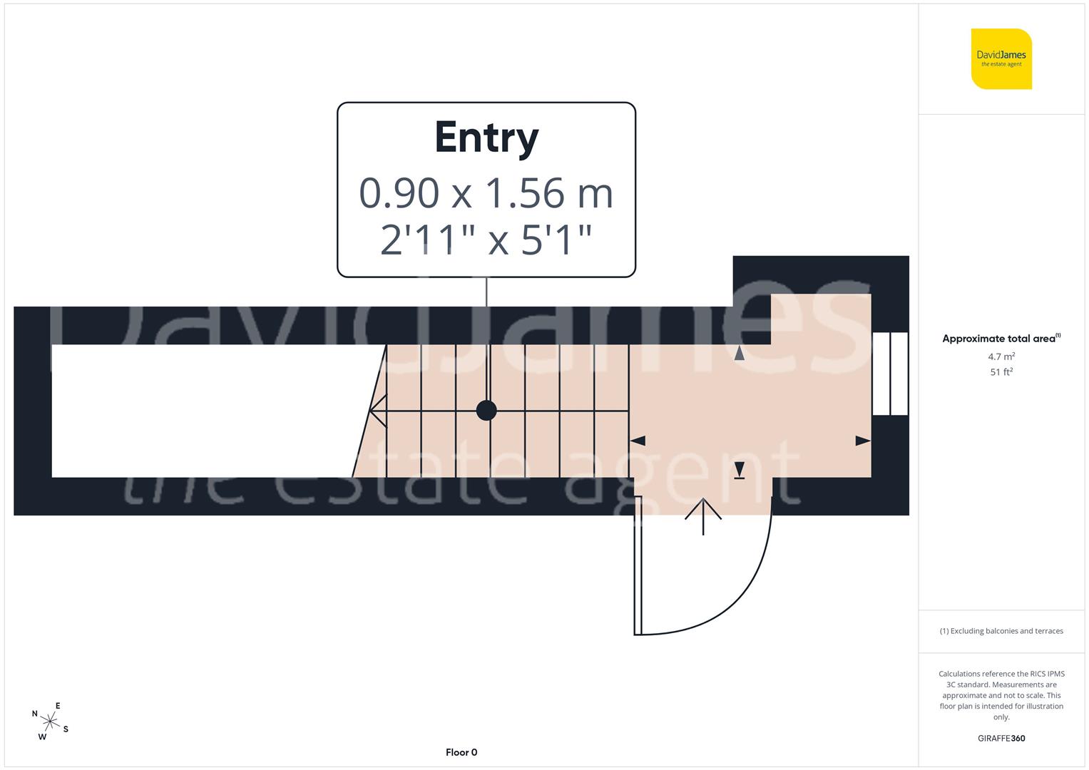 Floorplan for Holly Avenue, Carlton, Nottingham