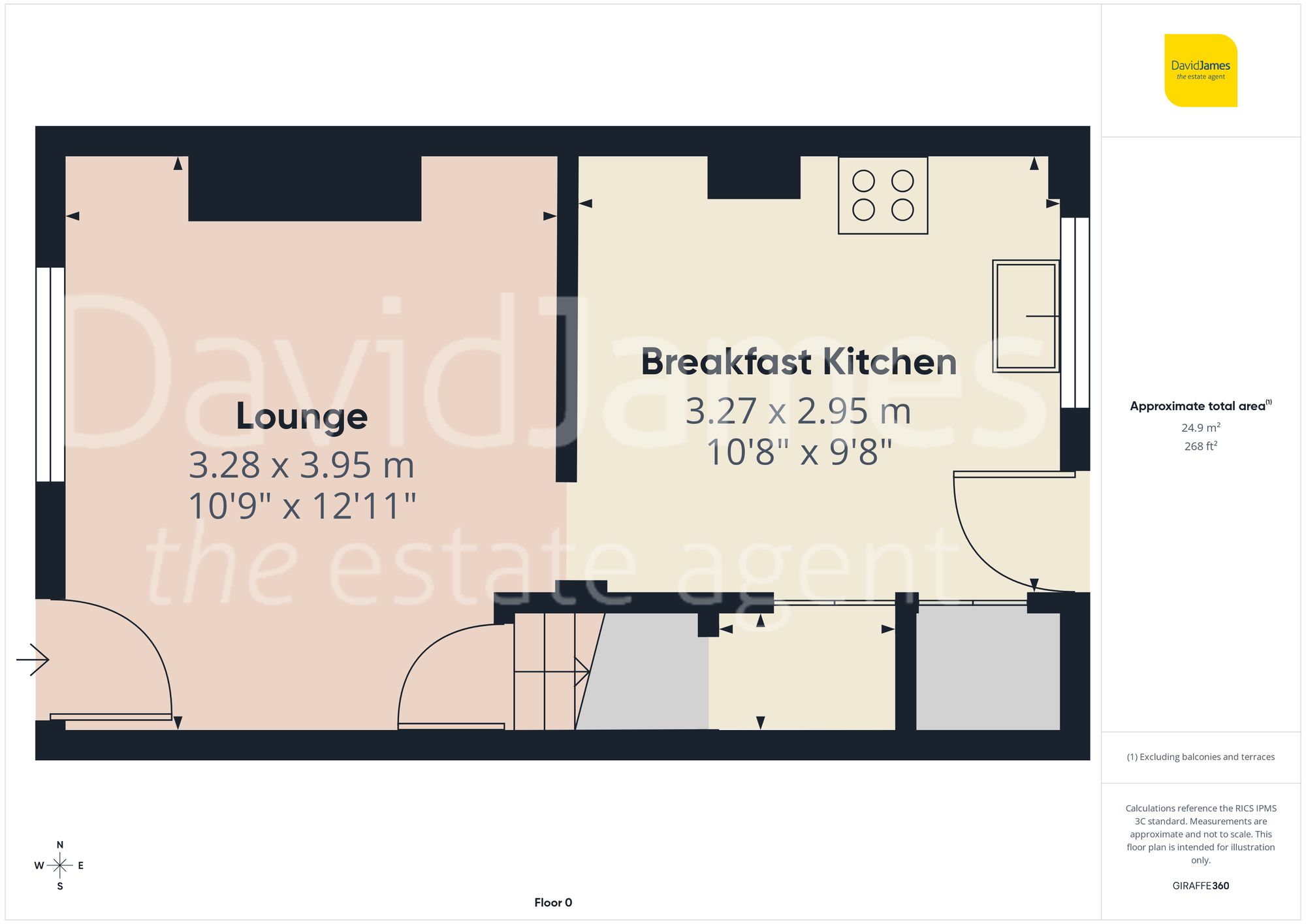 Floorplan for Kirks Buildings, Carlton, Nottingham