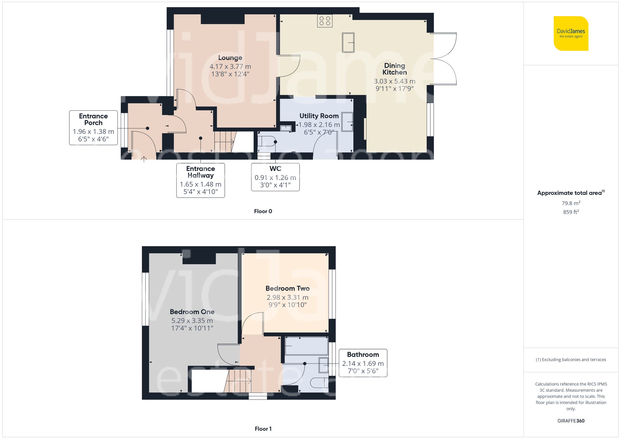 Floorplan for Lee Road, Calverton, Nottingham