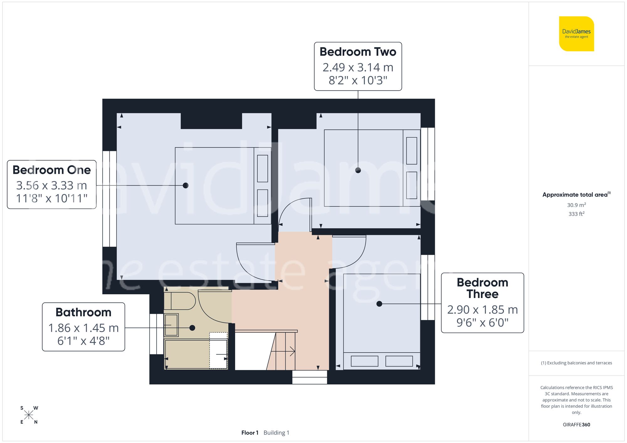 Floorplan for Worrall Avenue, Arnold, Nottingham