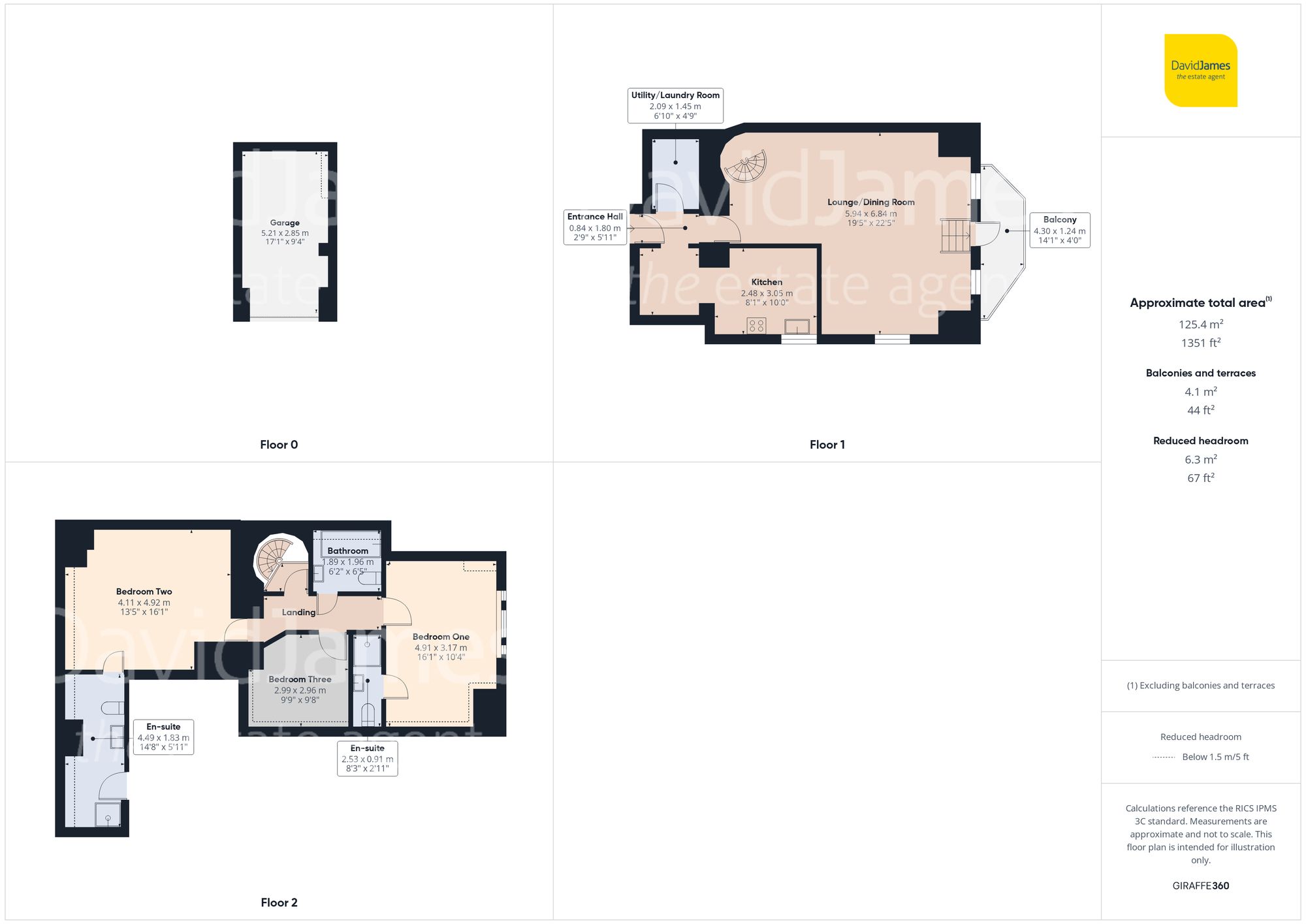 Floorplan for Hine Hall, Mapperley, Nottingham