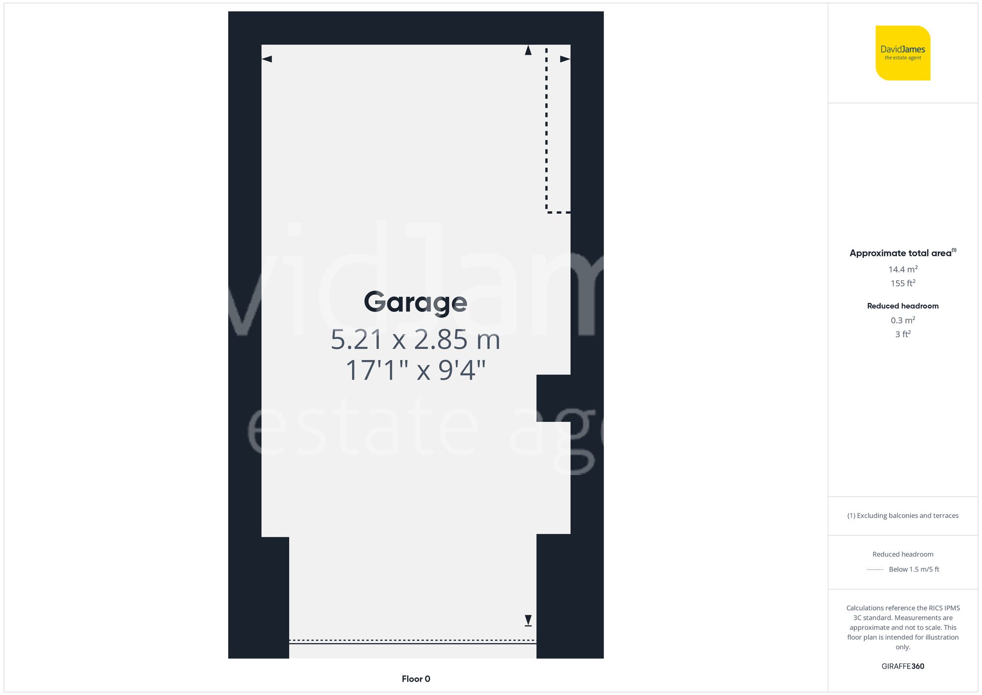 Floorplan for Hine Hall, Mapperley, Nottingham