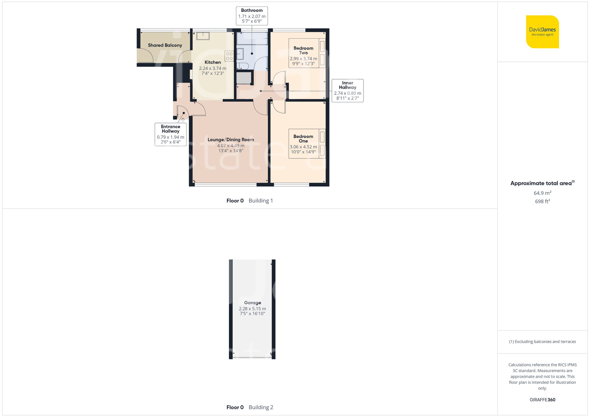 Floorplan for Elm Close, Mapperley Park, Nottingham