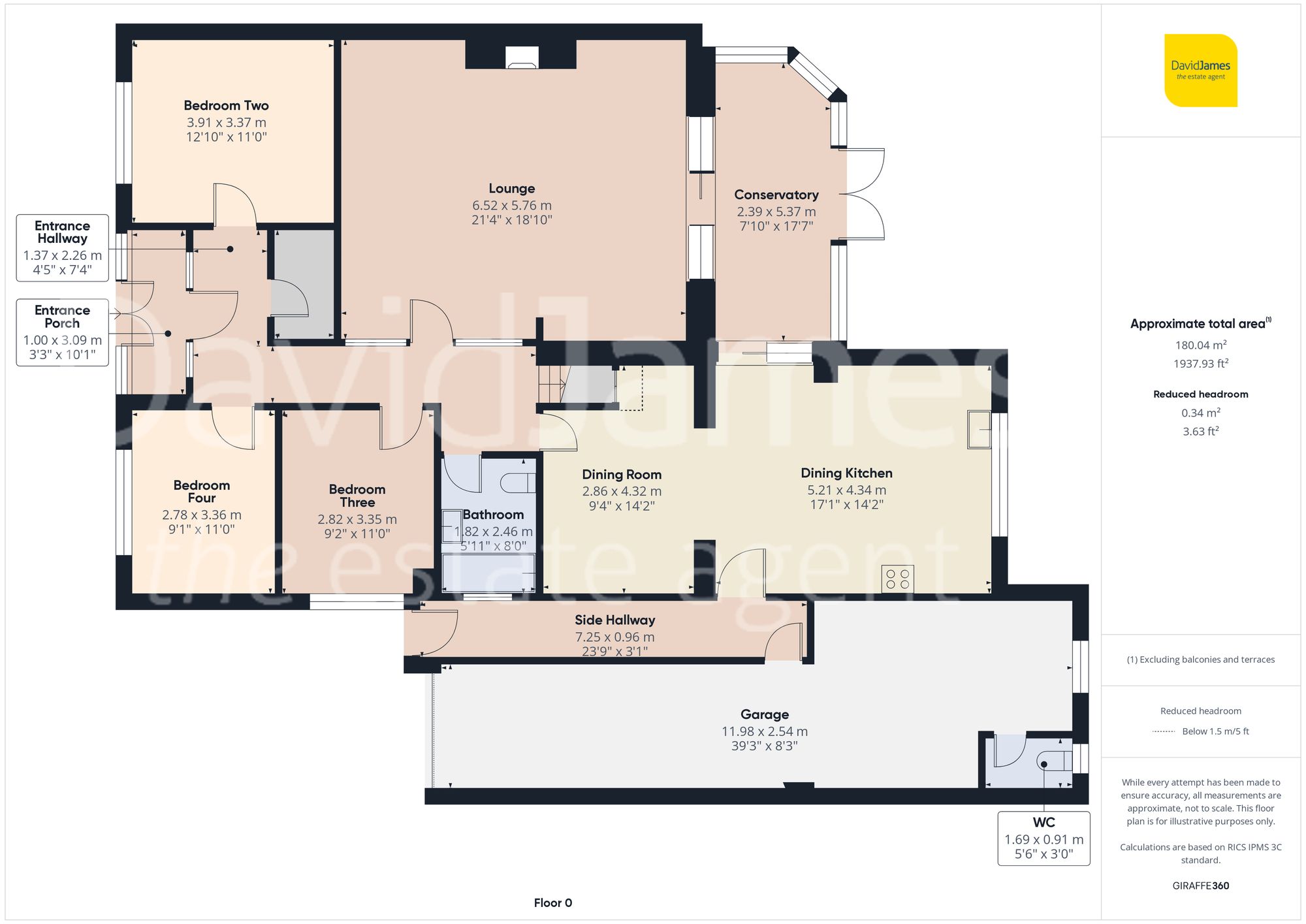 Floorplan for Mansfield Road, Papplewick, Nottingham