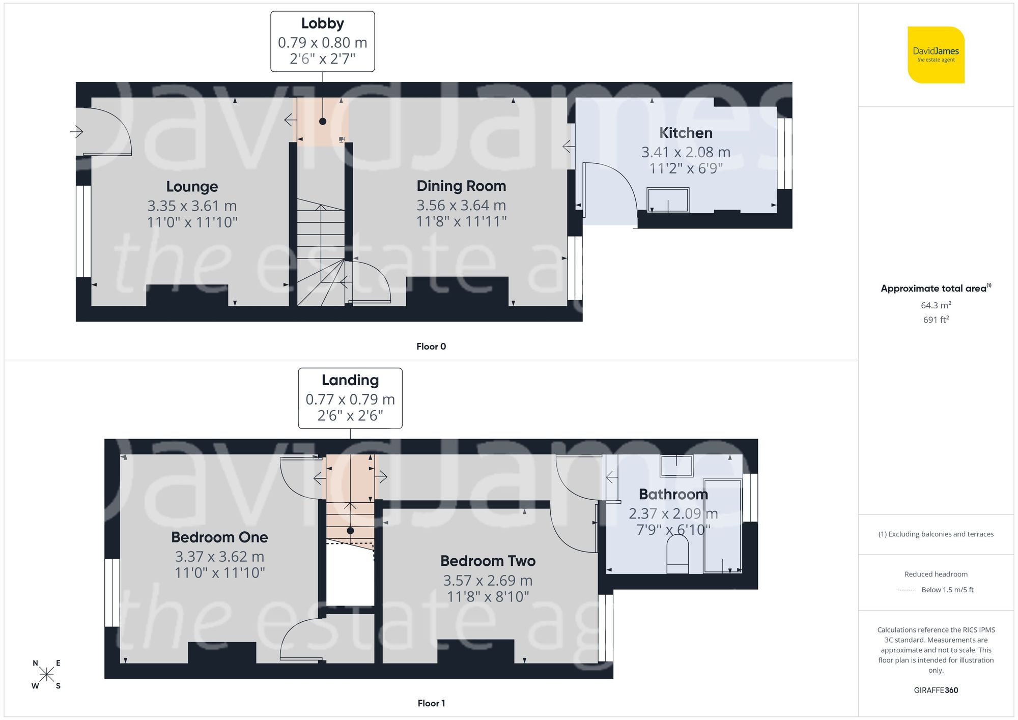 Floorplan for Main Street, Huthwaite, Nottinghamshire