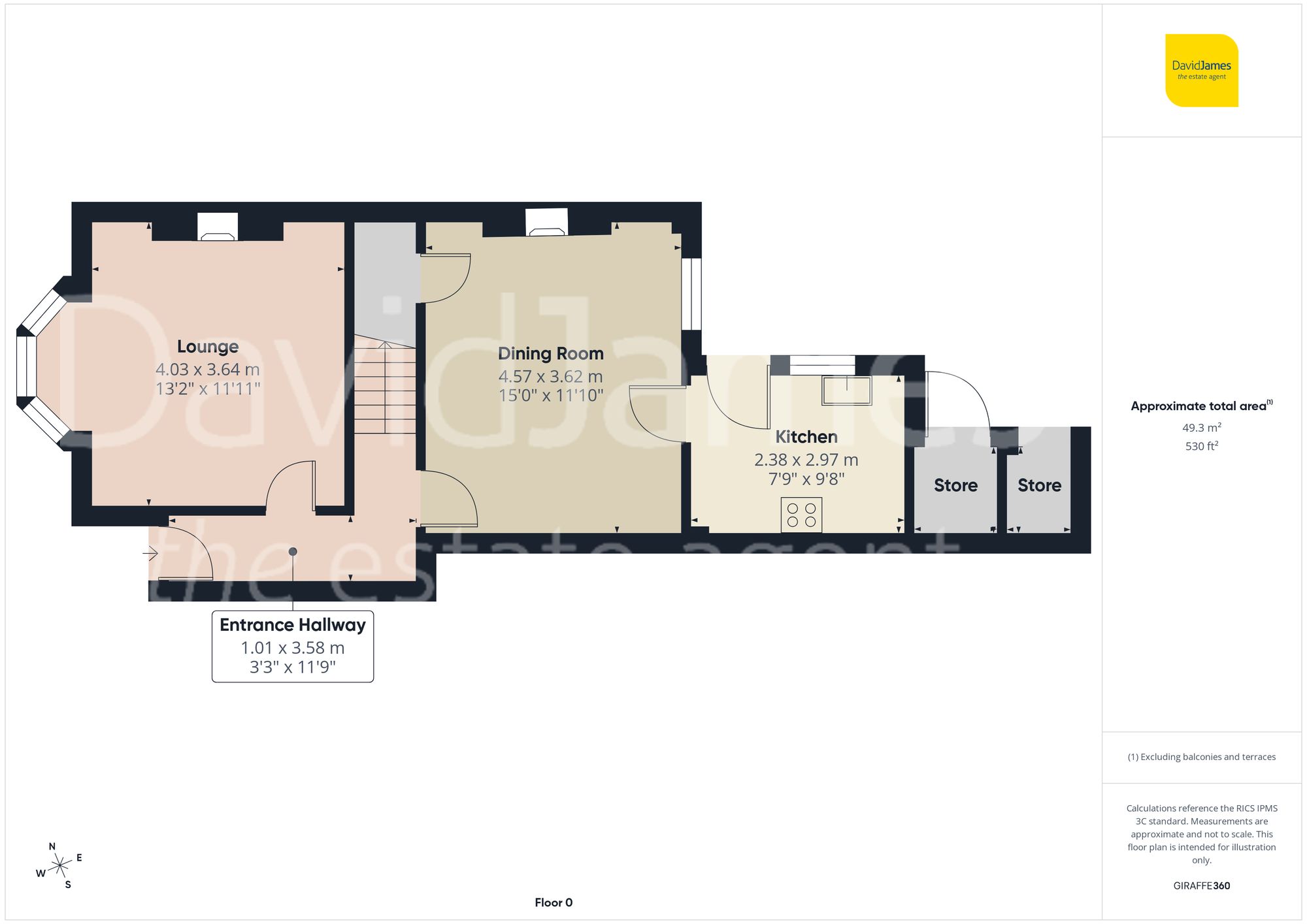 Floorplan for Porchester Road, Nottingham